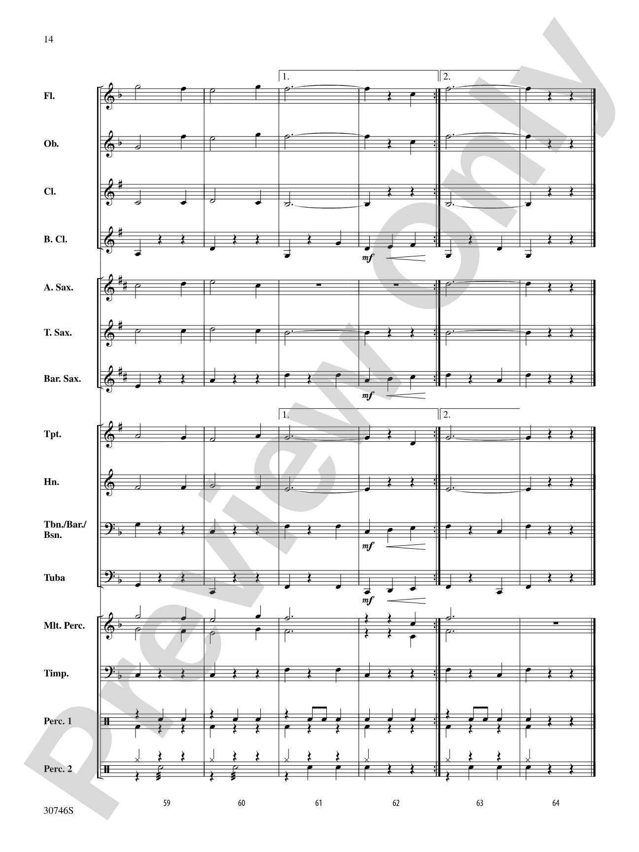 Arbolito de Navidad: Concert Band Conductor Score & Parts