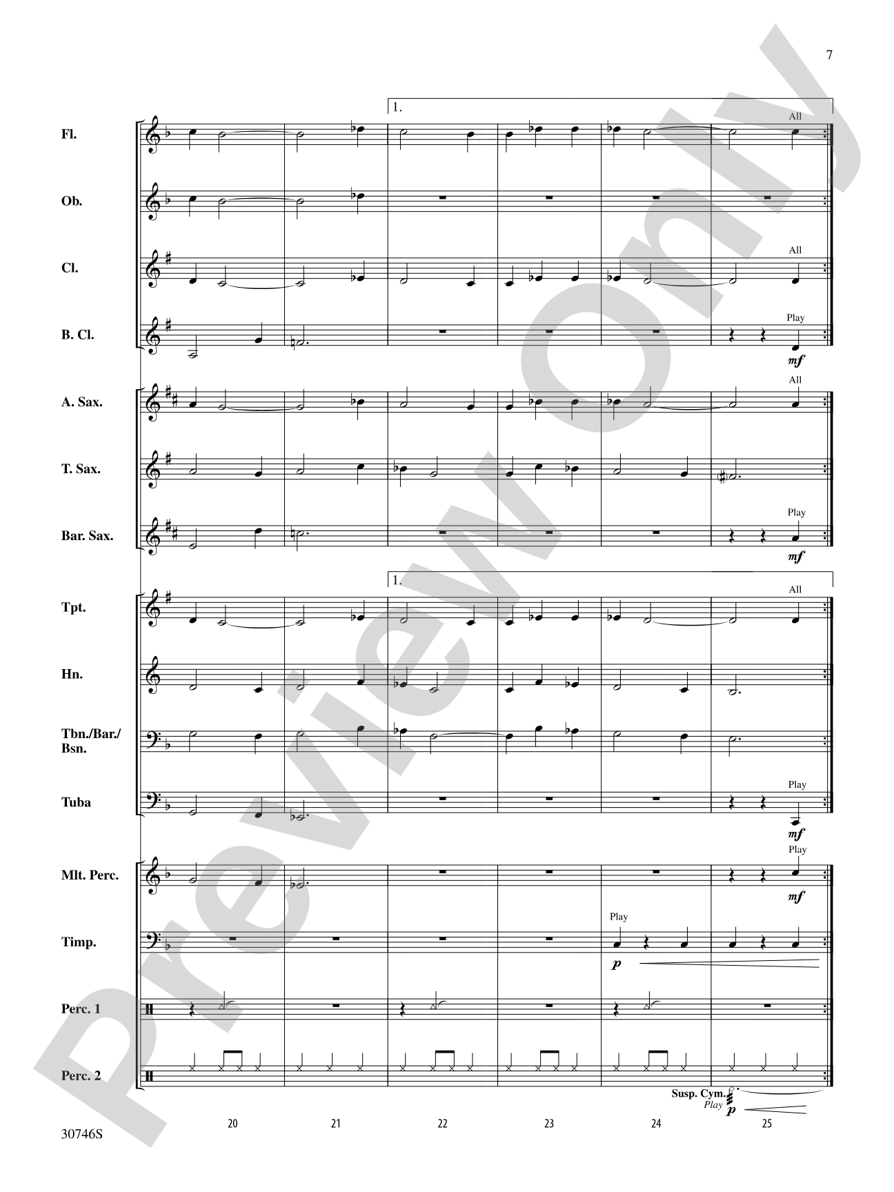 Arbolito de Navidad: Concert Band Conductor Score & Parts