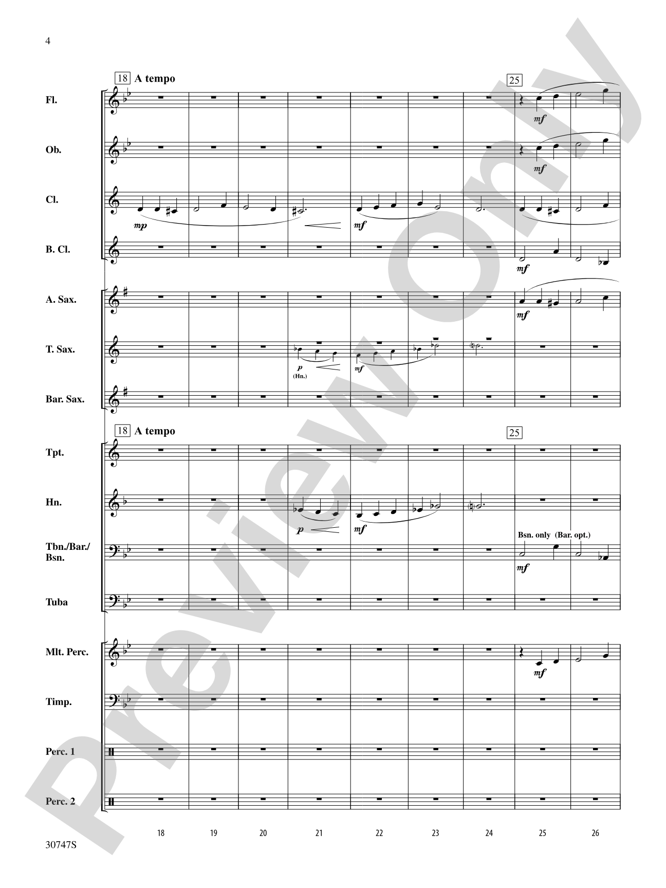Coventry Carol: Concert Band Conductor Score & Parts