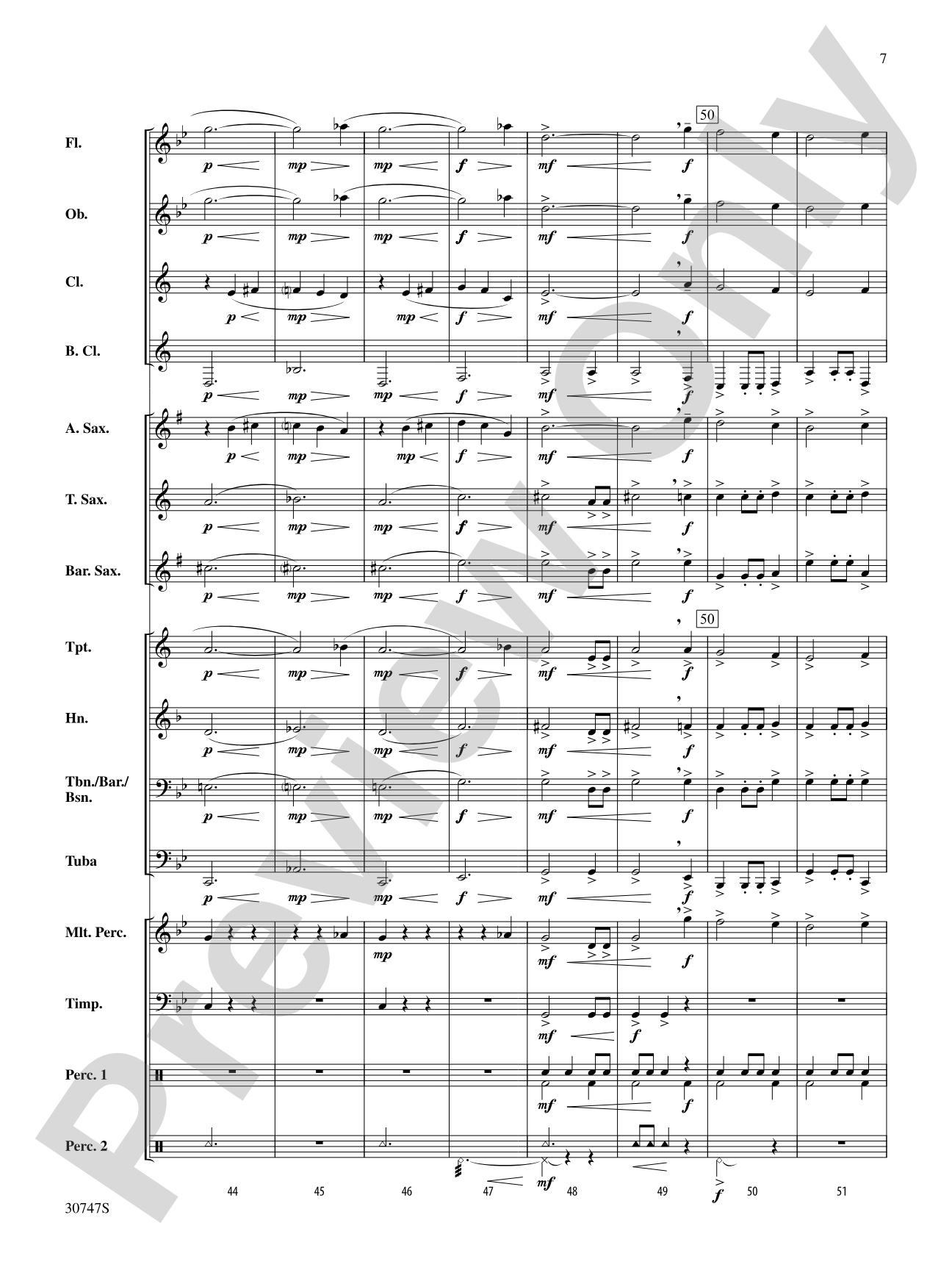 Coventry Carol: Concert Band Conductor Score & Parts