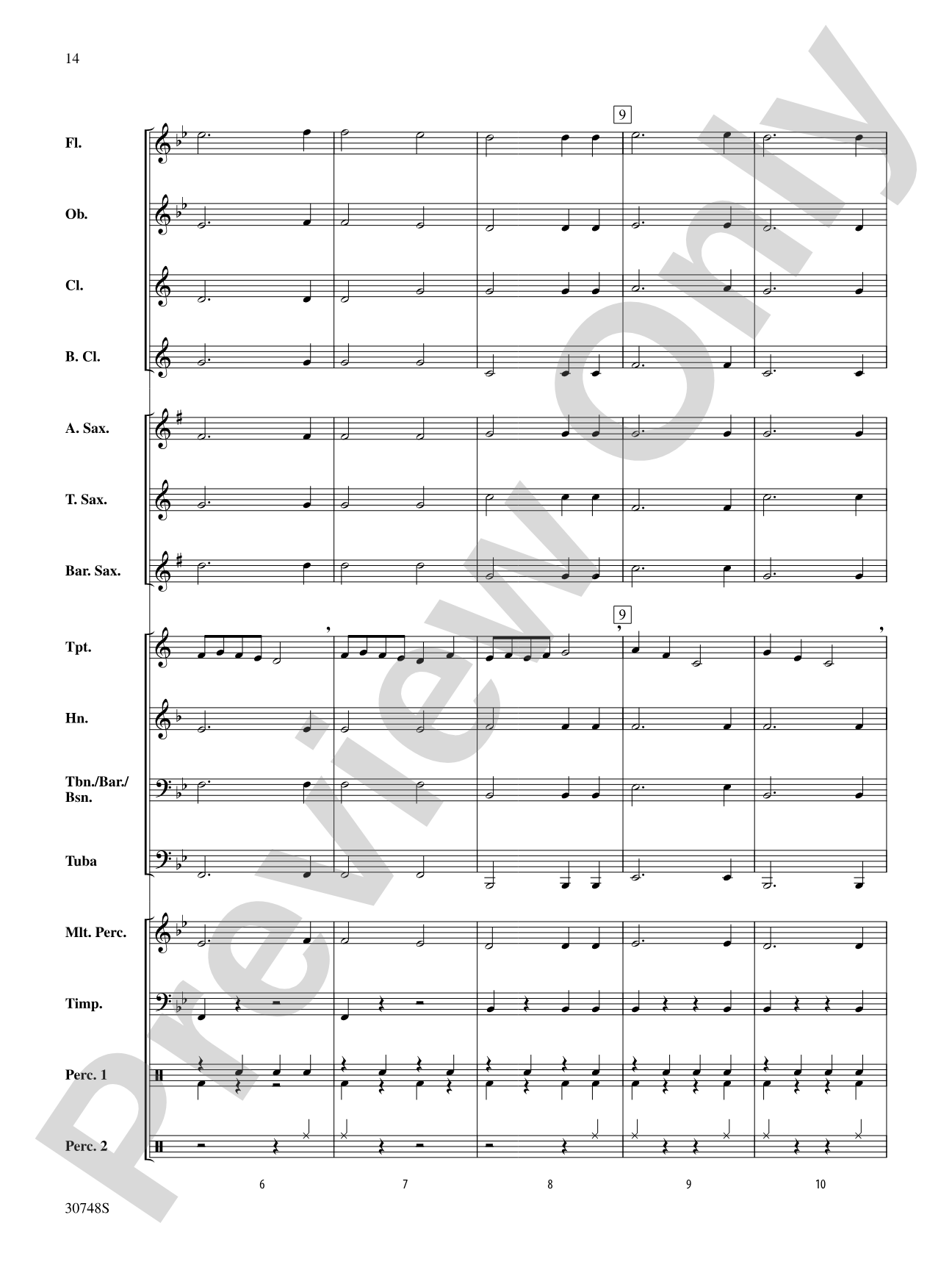 Belwin Beginning Band Kit #5: Concert Band Conductor Score & Parts