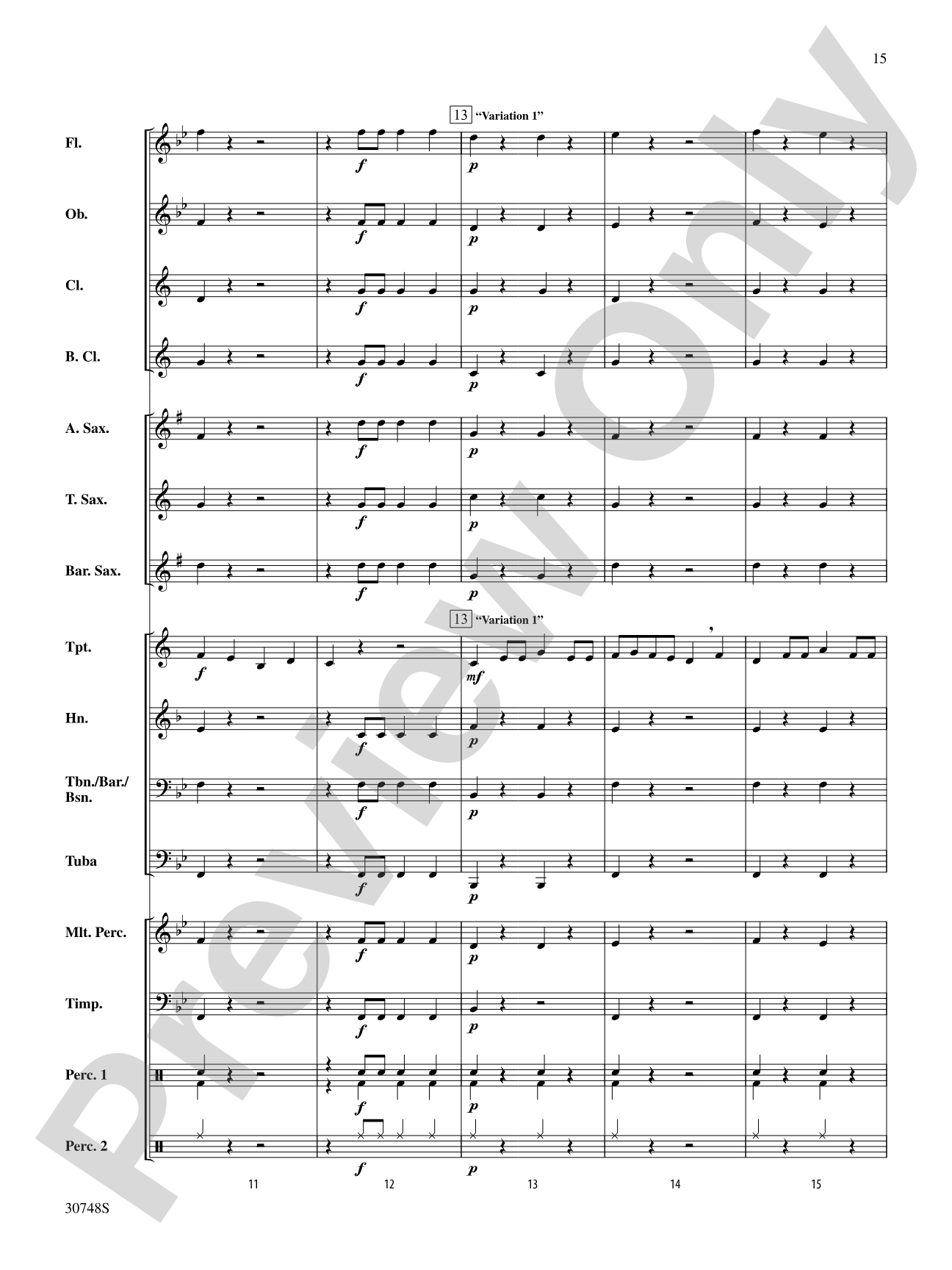 Belwin Beginning Band Kit #5: Concert Band Conductor Score & Parts