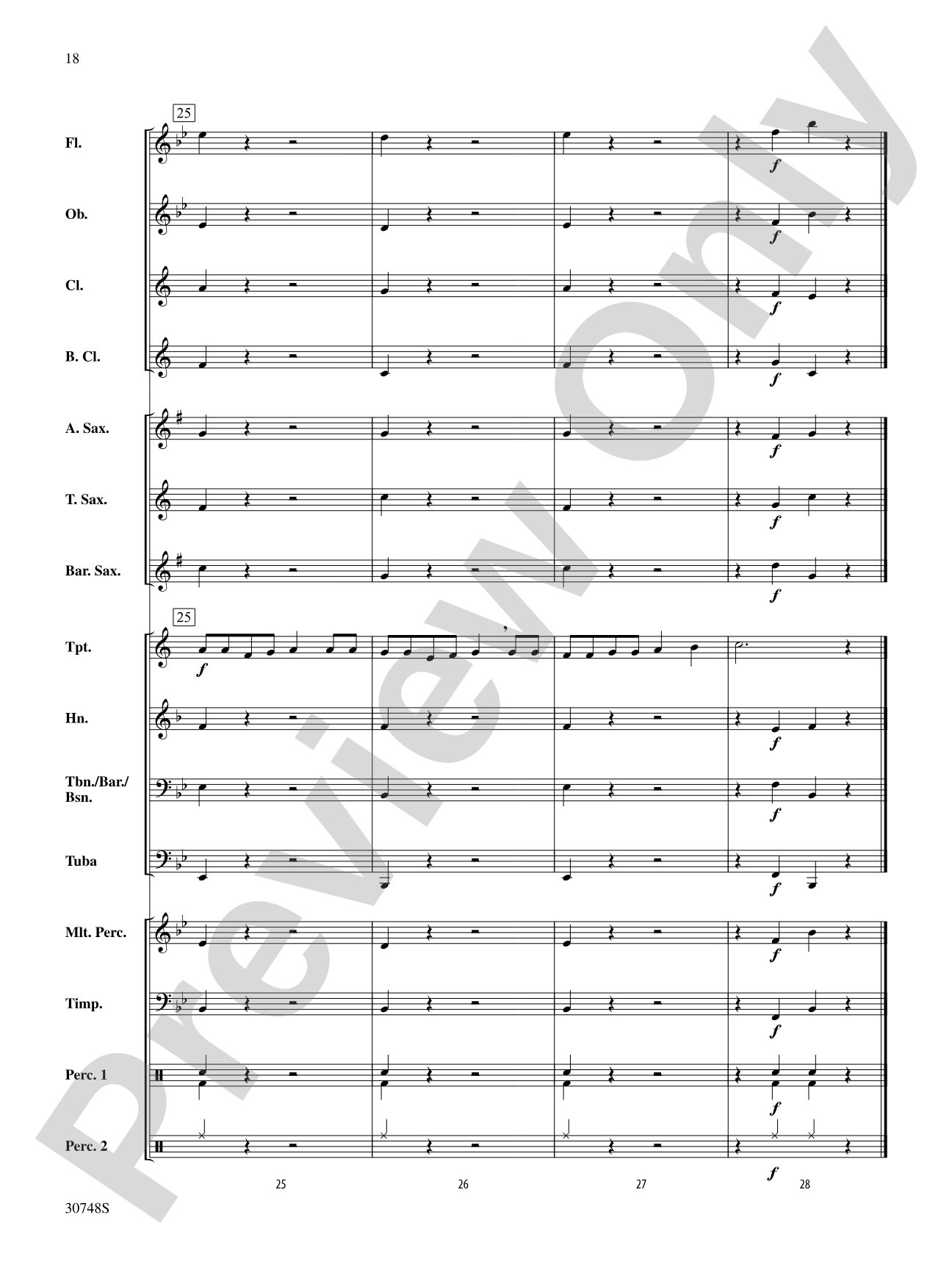 Belwin Beginning Band Kit #5: Concert Band Conductor Score & Parts