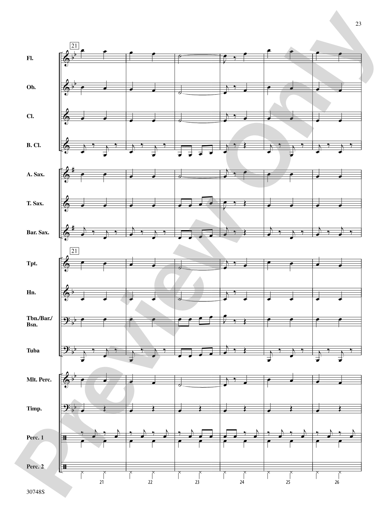 Belwin Beginning Band Kit #5: Concert Band Conductor Score & Parts