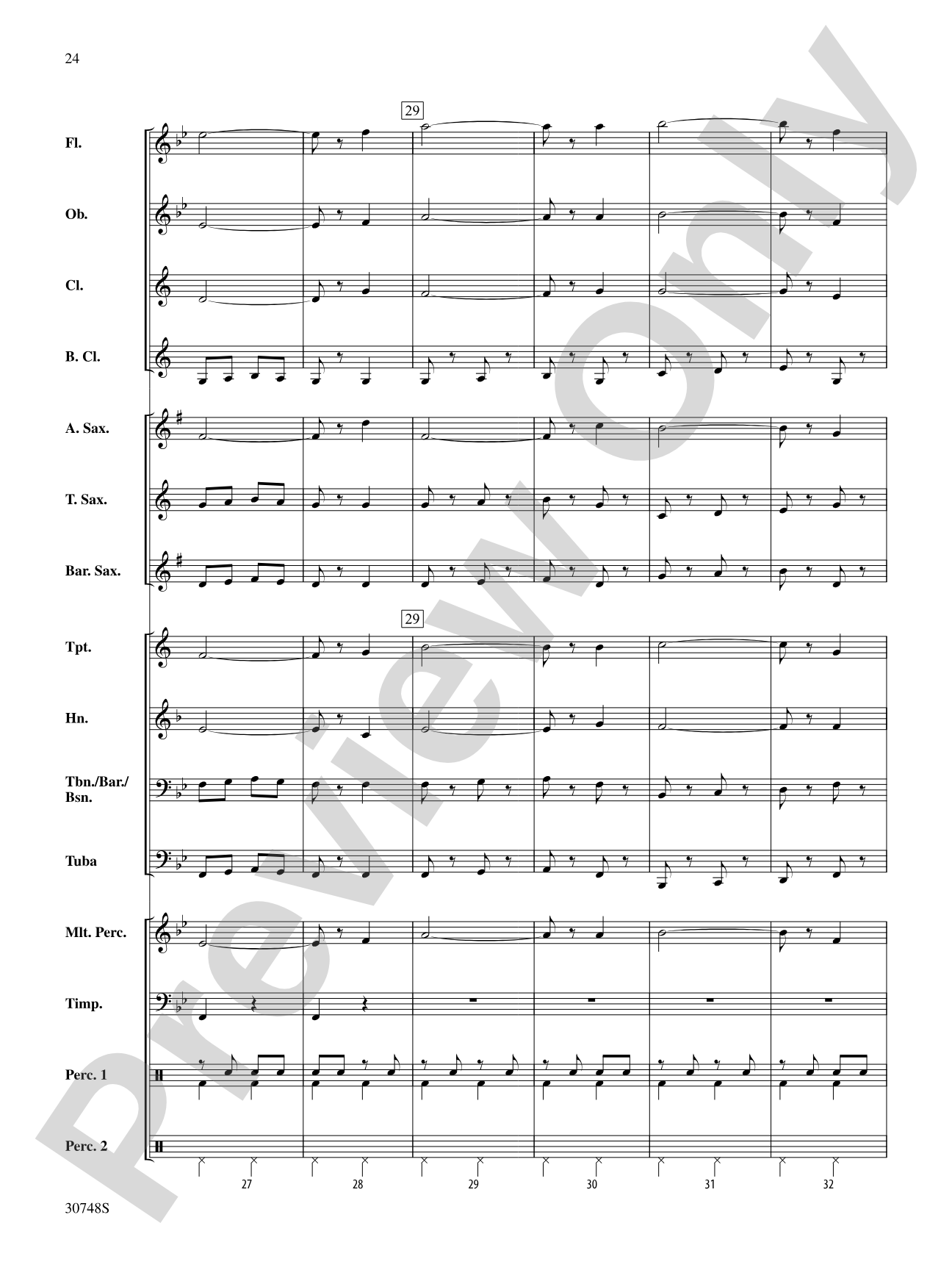 Belwin Beginning Band Kit #5: Concert Band Conductor Score & Parts