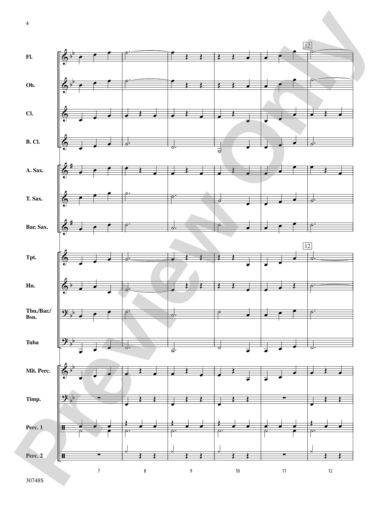 Belwin Beginning Band Kit #5: Concert Band Conductor Score & Parts