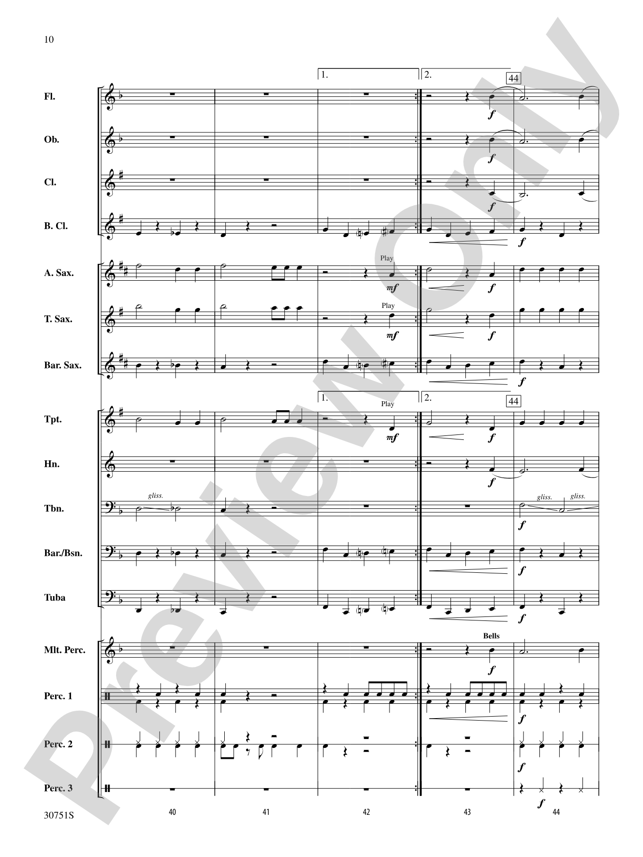 Dem Bones: Concert Band Conductor Score & Parts