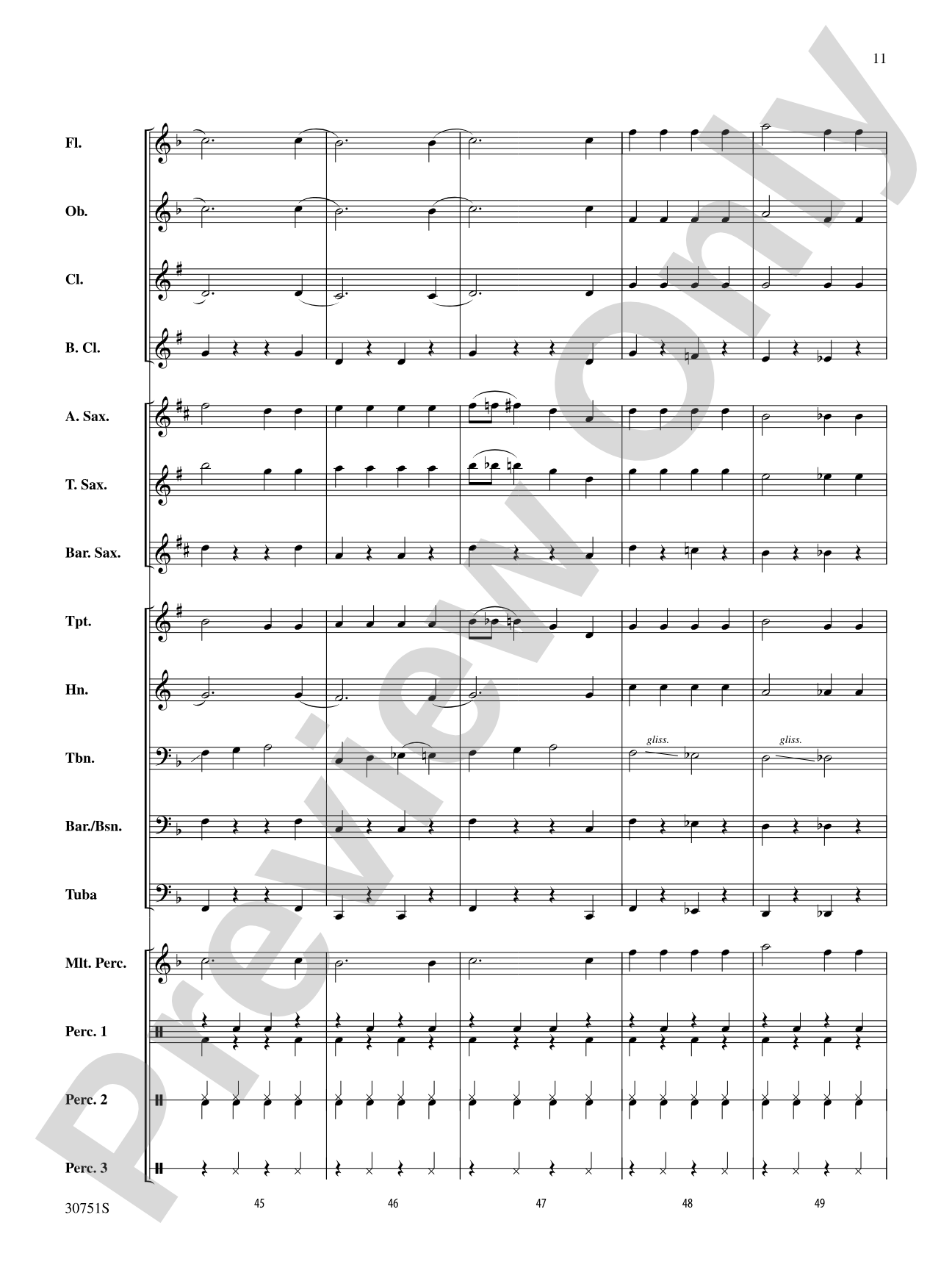 Dem Bones: Concert Band Conductor Score & Parts