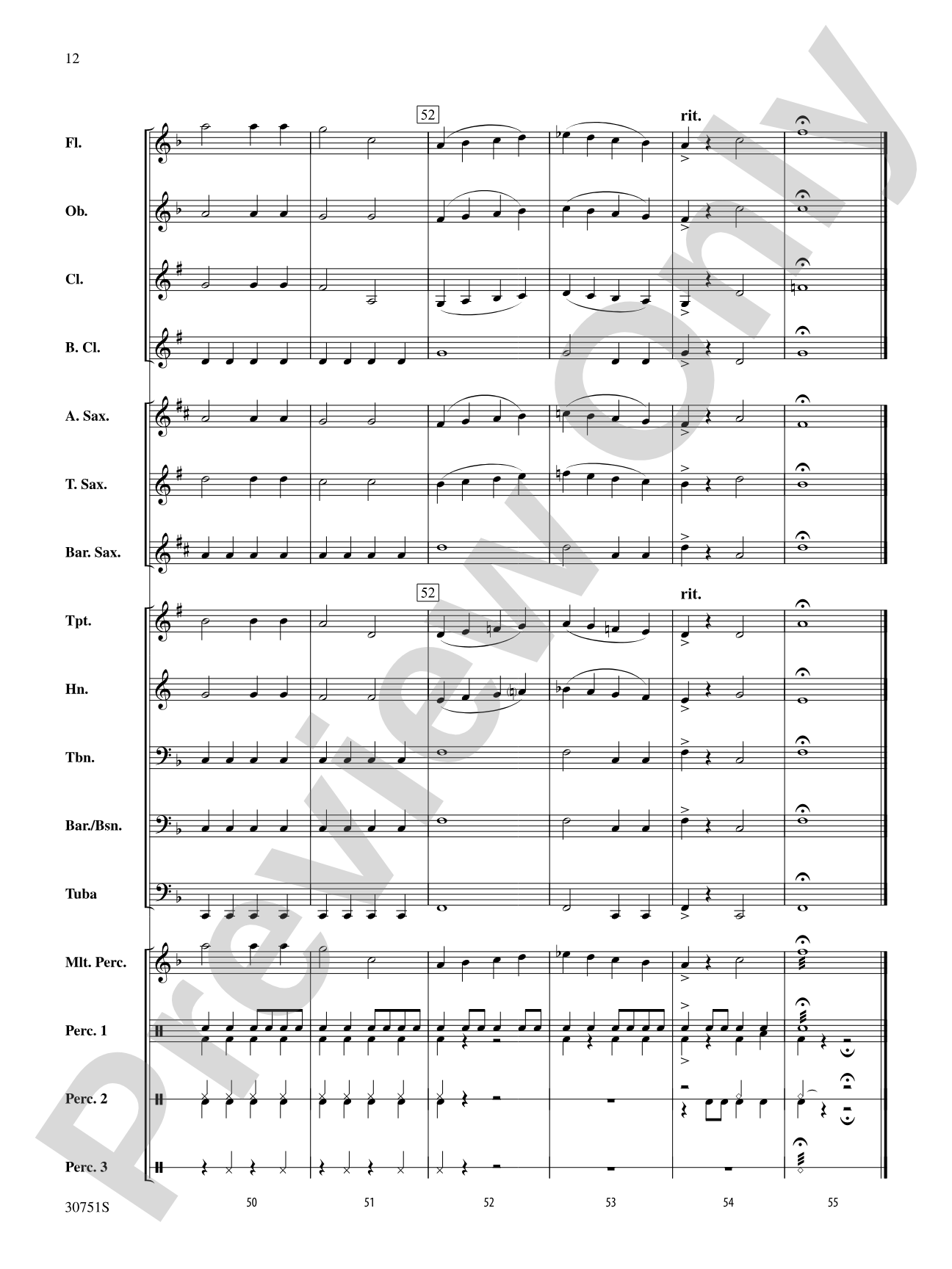 Dem Bones: Concert Band Conductor Score & Parts