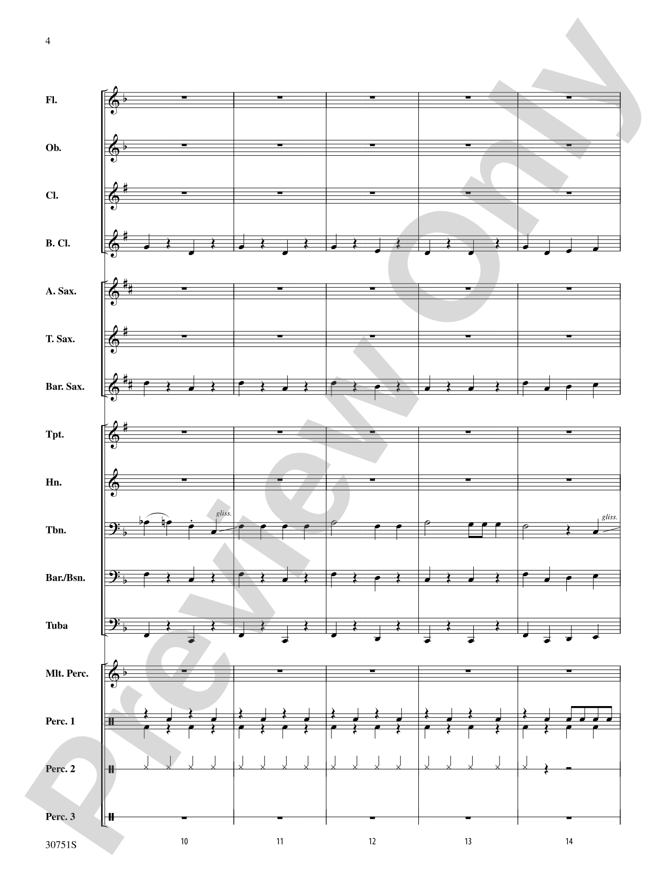 Dem Bones: Concert Band Conductor Score & Parts