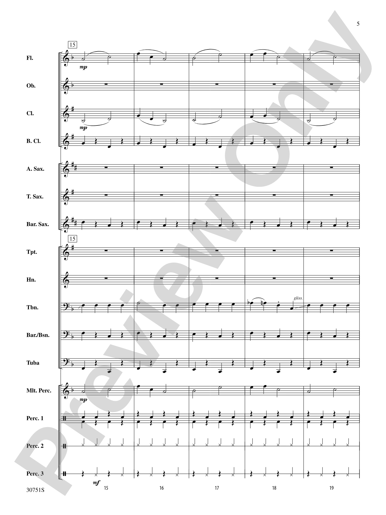 Dem Bones: Concert Band Conductor Score & Parts