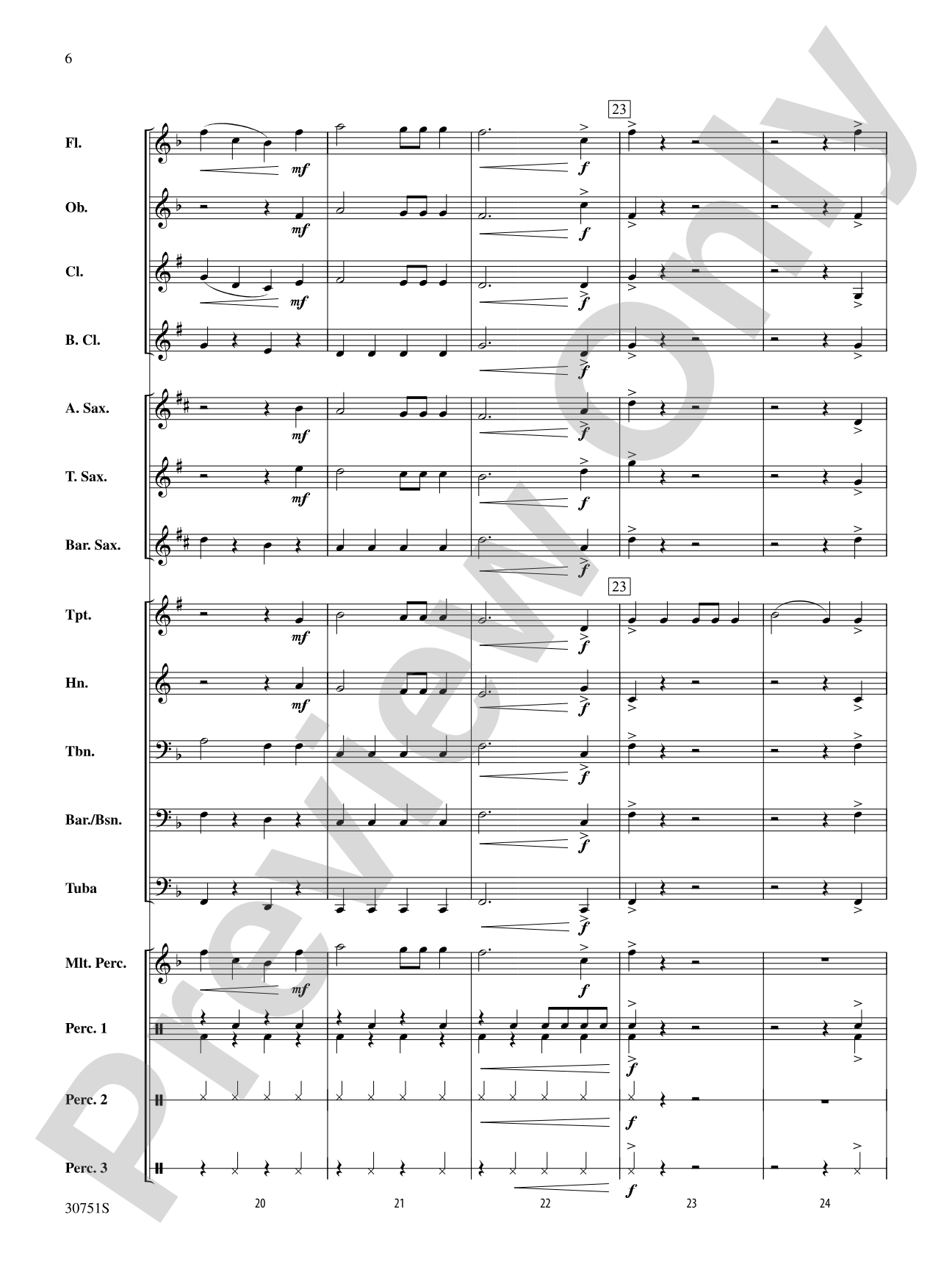 Dem Bones: Concert Band Conductor Score & Parts