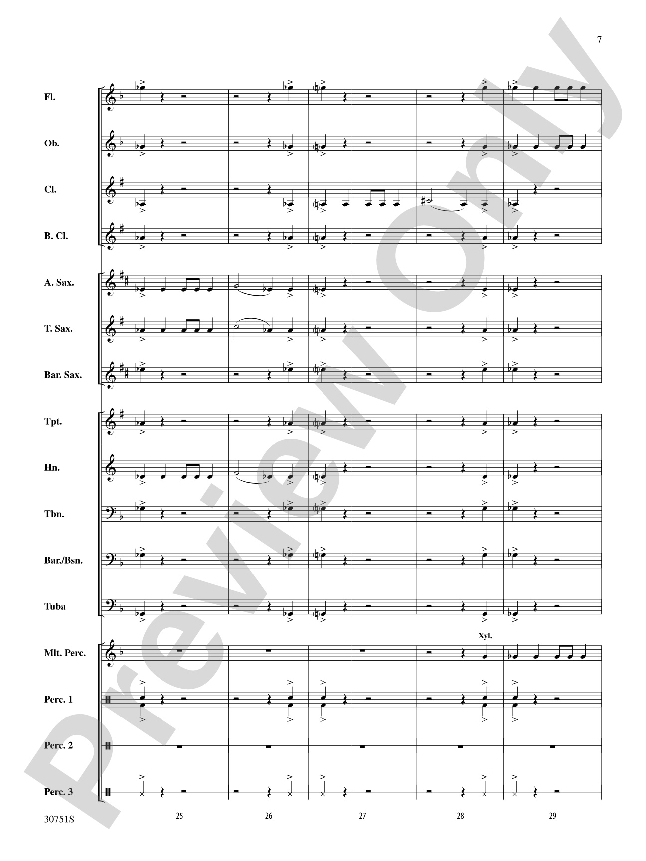 Dem Bones: Concert Band Conductor Score & Parts