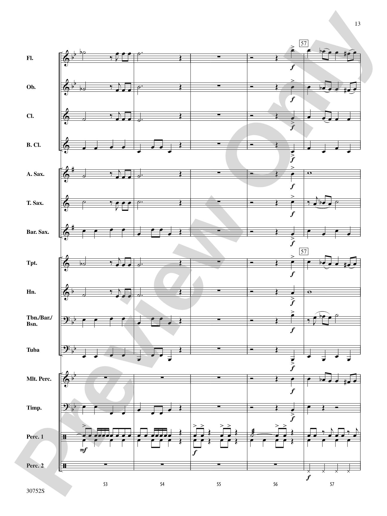 March Bits & Pieces: Concert Band Conductor Score & Parts
