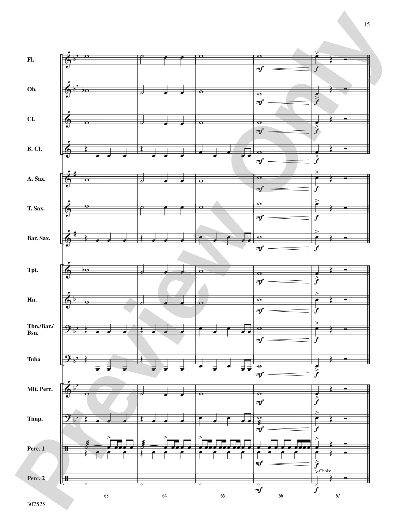 March Bits & Pieces: Concert Band Conductor Score & Parts