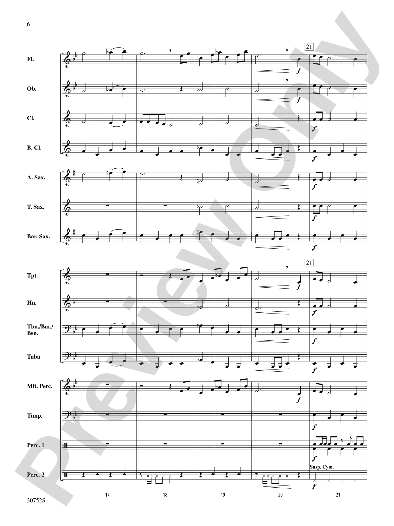 March Bits & Pieces: Concert Band Conductor Score & Parts
