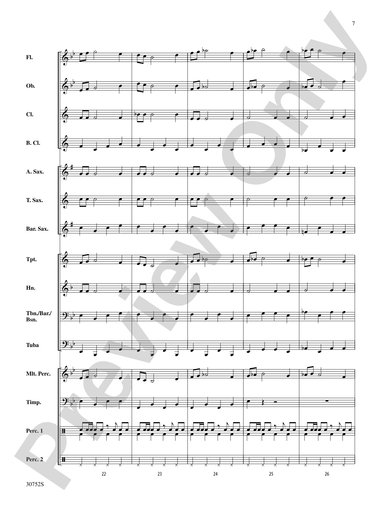 March Bits & Pieces: Concert Band Conductor Score & Parts