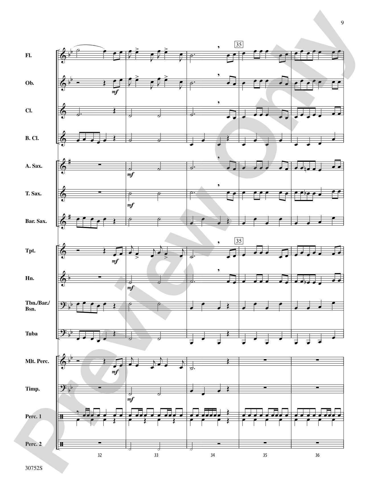 March Bits & Pieces: Concert Band Conductor Score & Parts