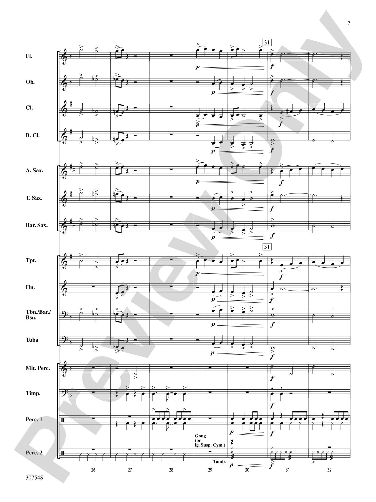 Final Impact: Concert Band Conductor Score & Parts