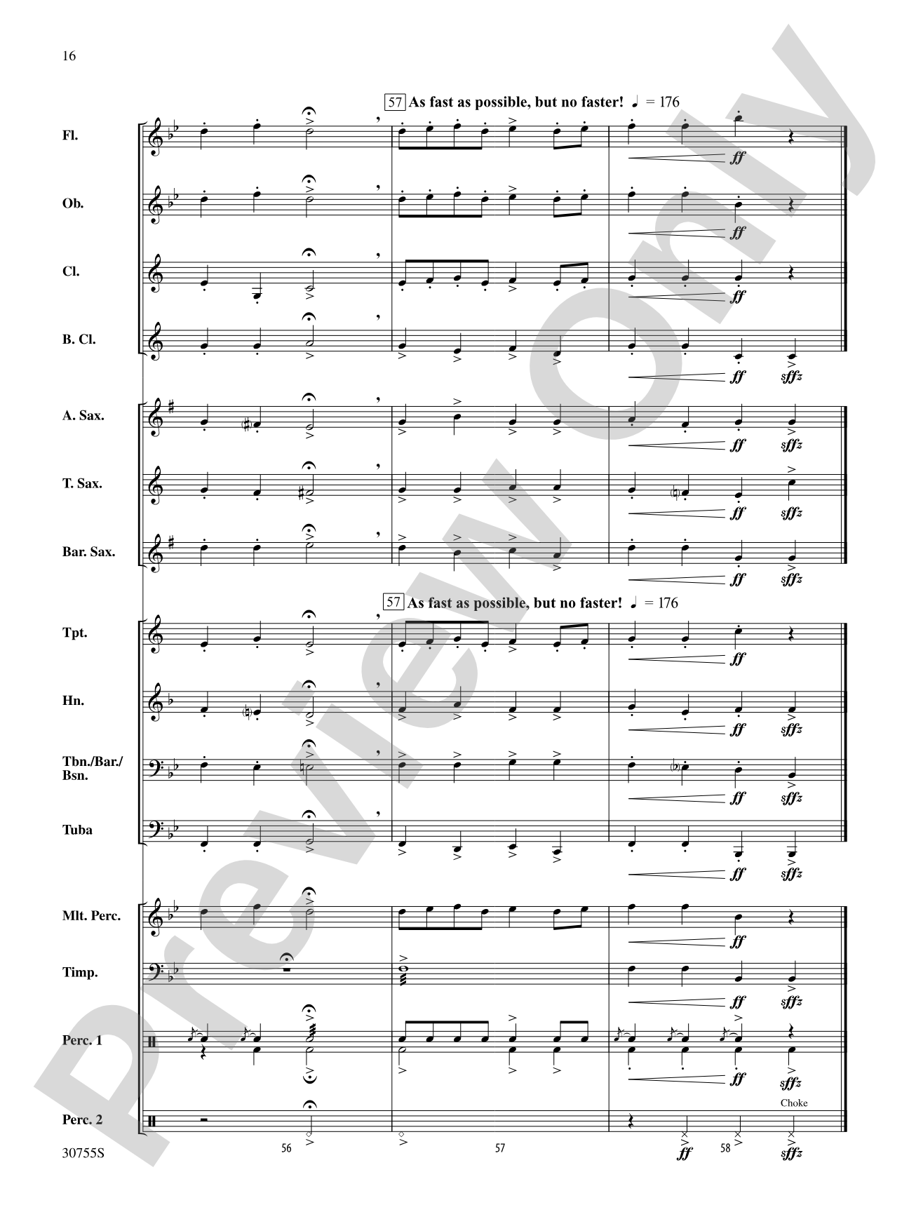 Shepherd's Hey: Concert Band Conductor Score & Parts