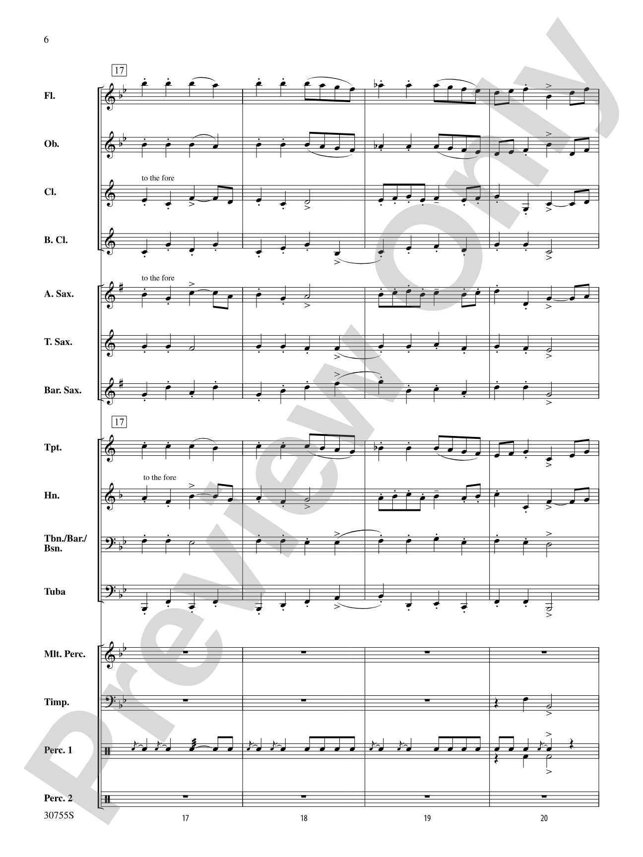 Shepherd's Hey: Concert Band Conductor Score & Parts