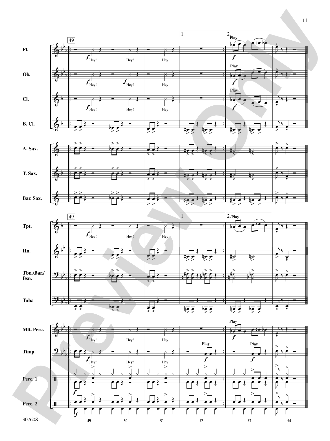 Brain Stew: Concert Band Conductor Score & Parts