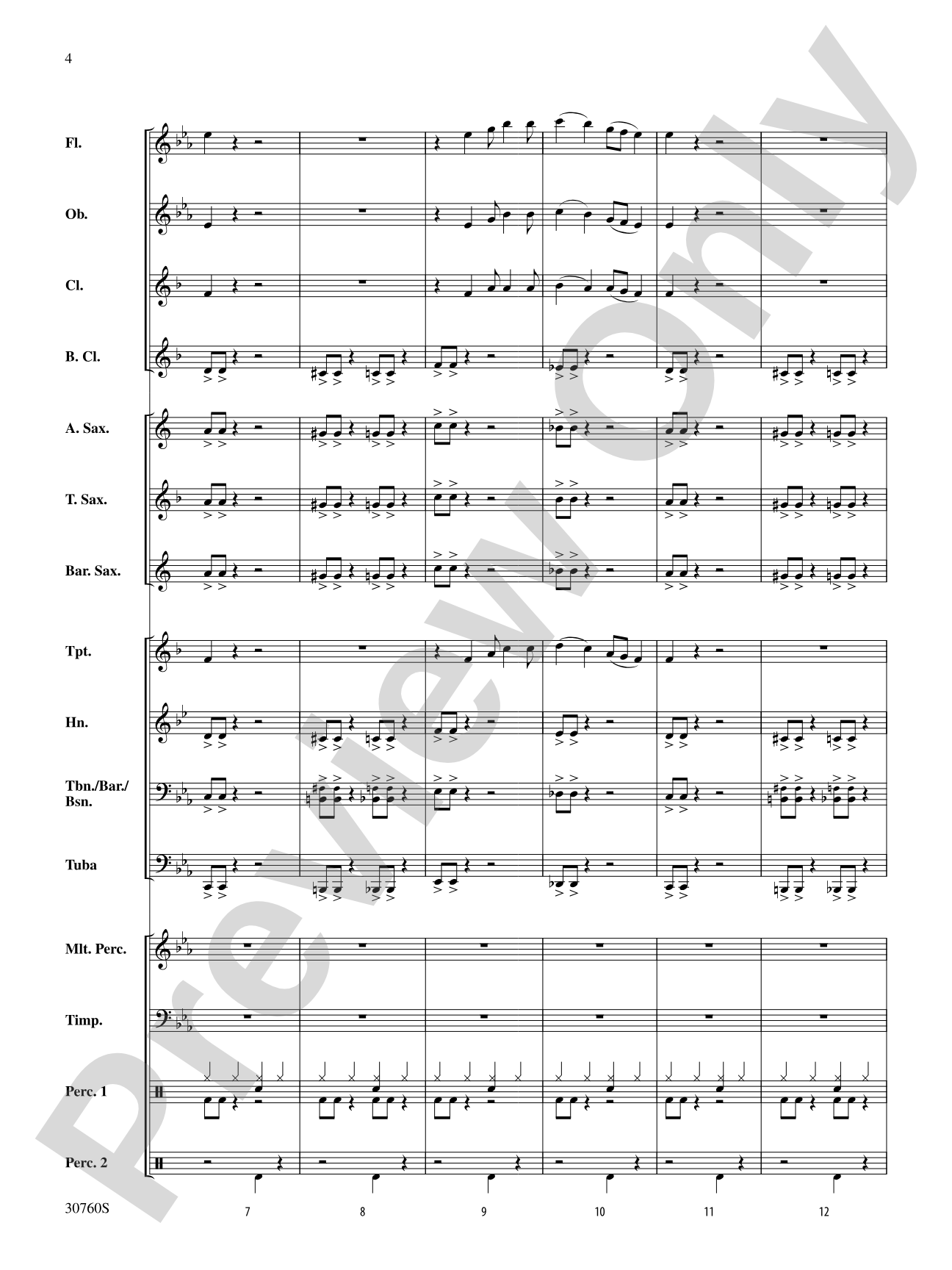 Brain Stew: Concert Band Conductor Score & Parts