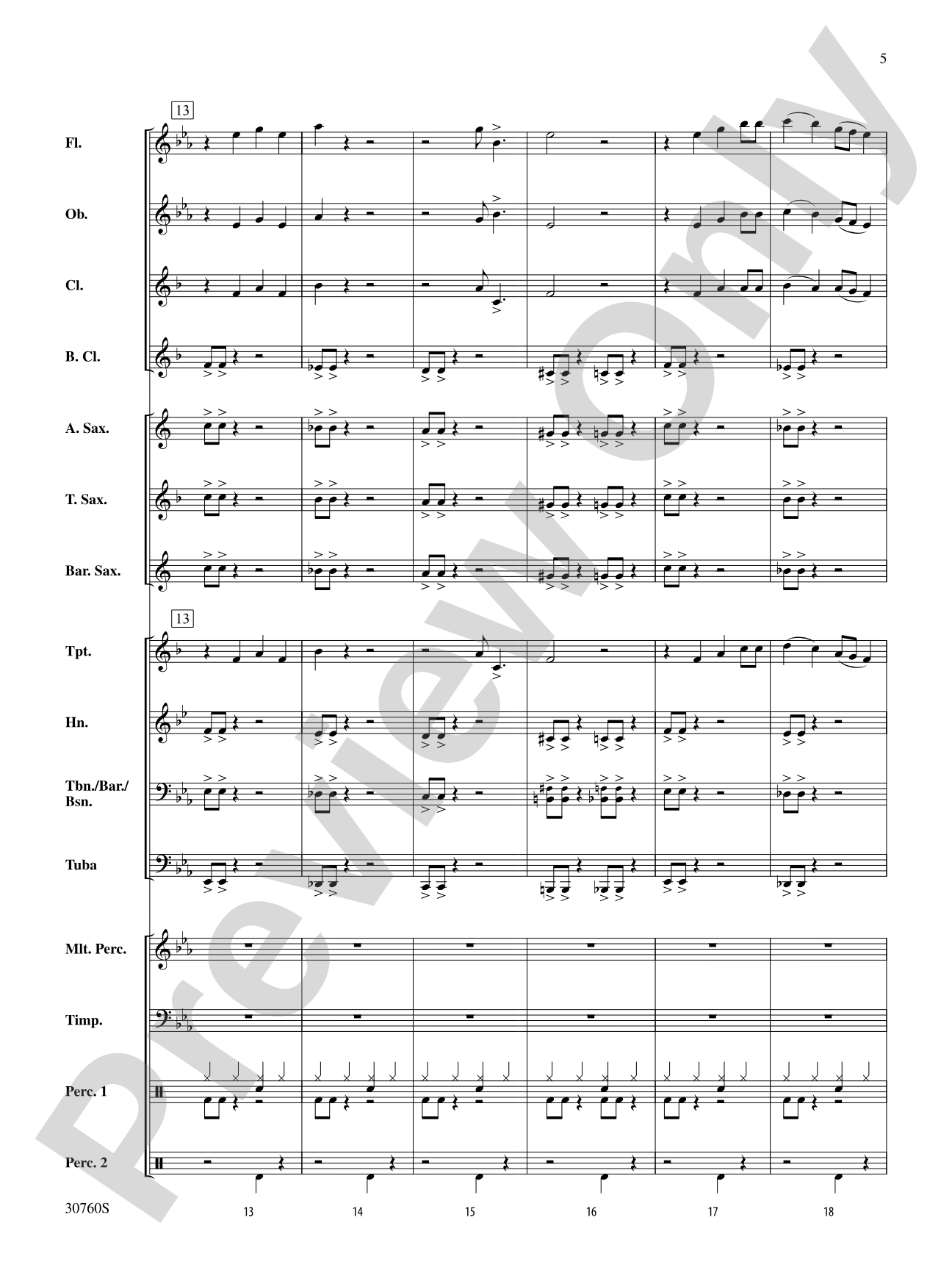 Brain Stew: Concert Band Conductor Score & Parts