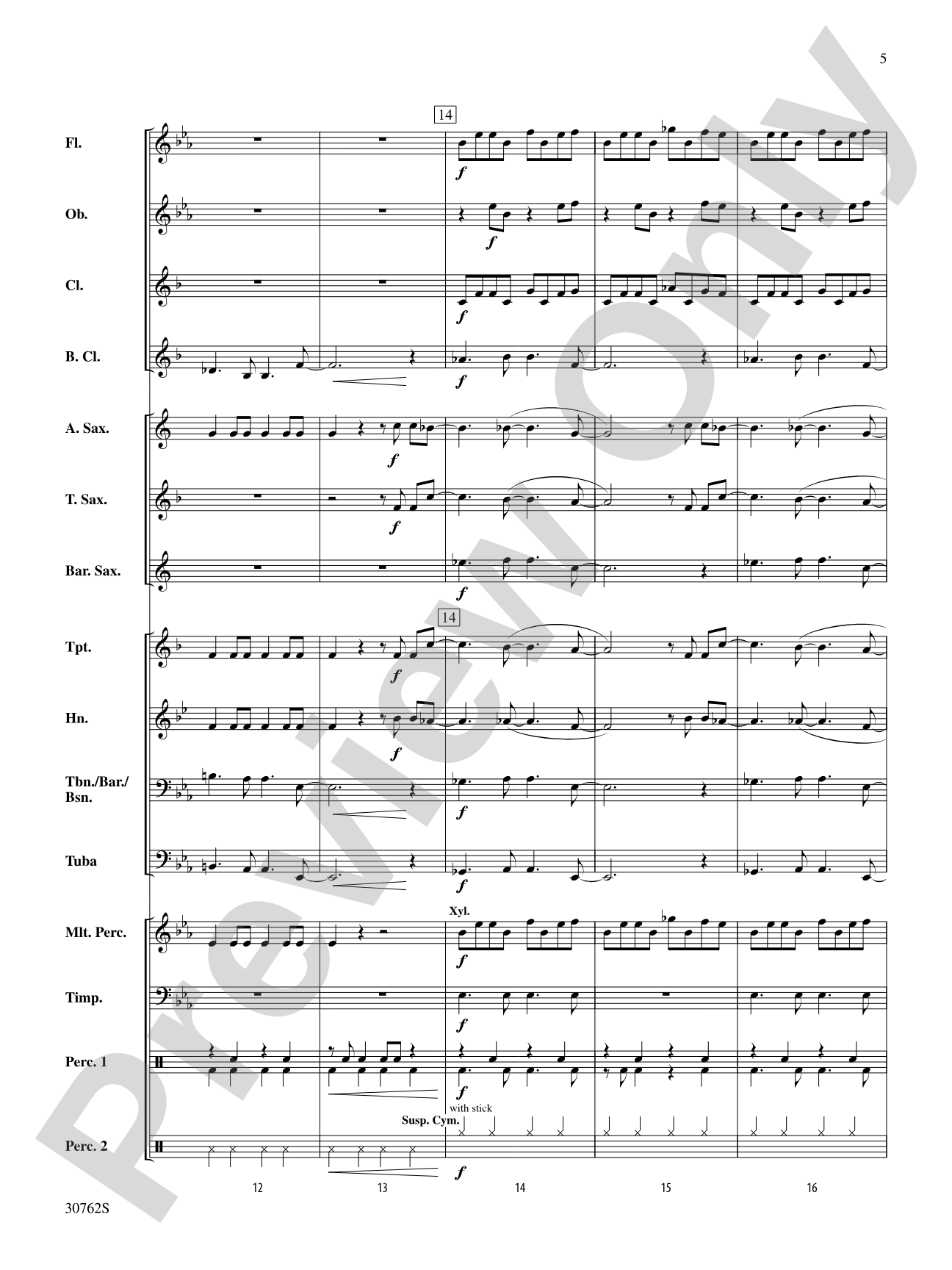 Let It Rock: Concert Band Conductor Score & Parts