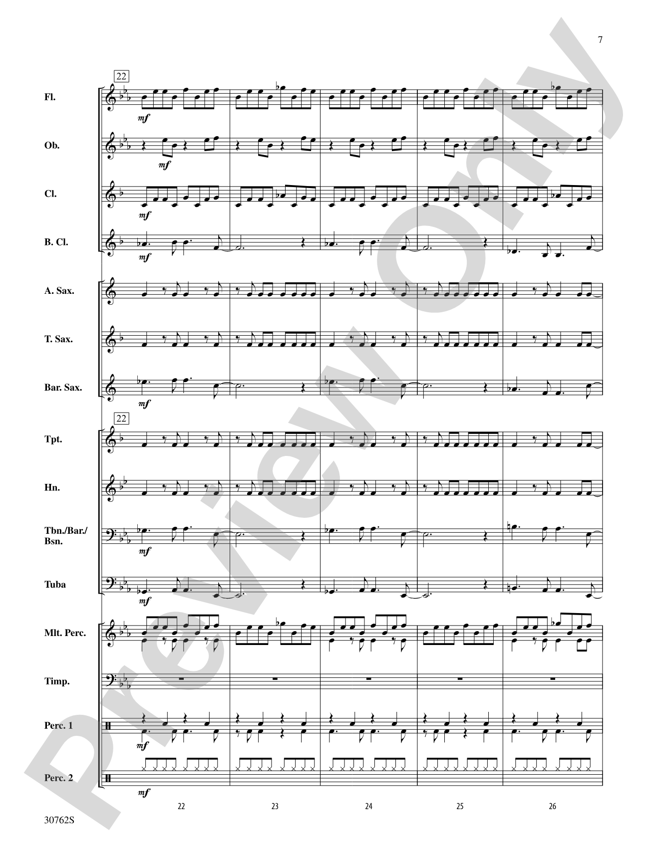 Let It Rock: Concert Band Conductor Score & Parts