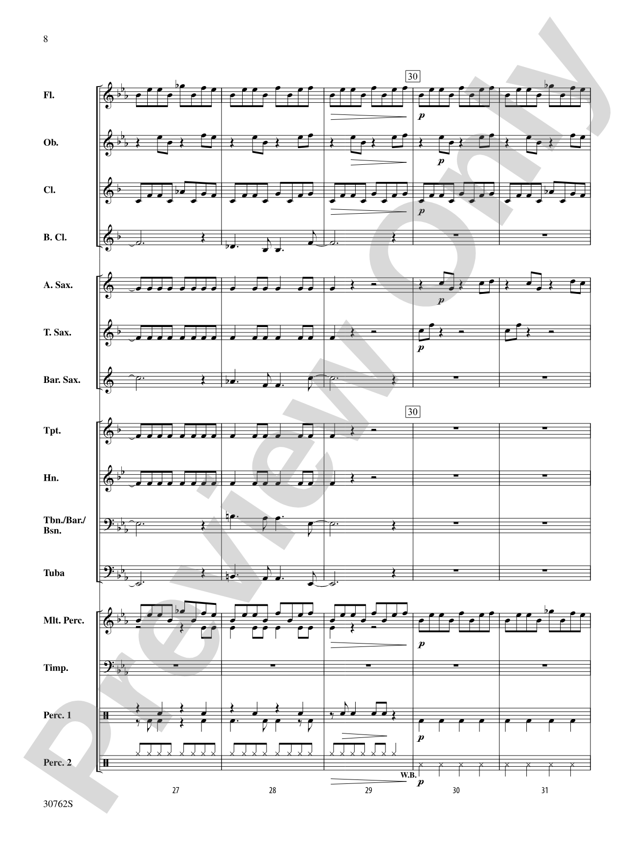 Let It Rock: Concert Band Conductor Score & Parts