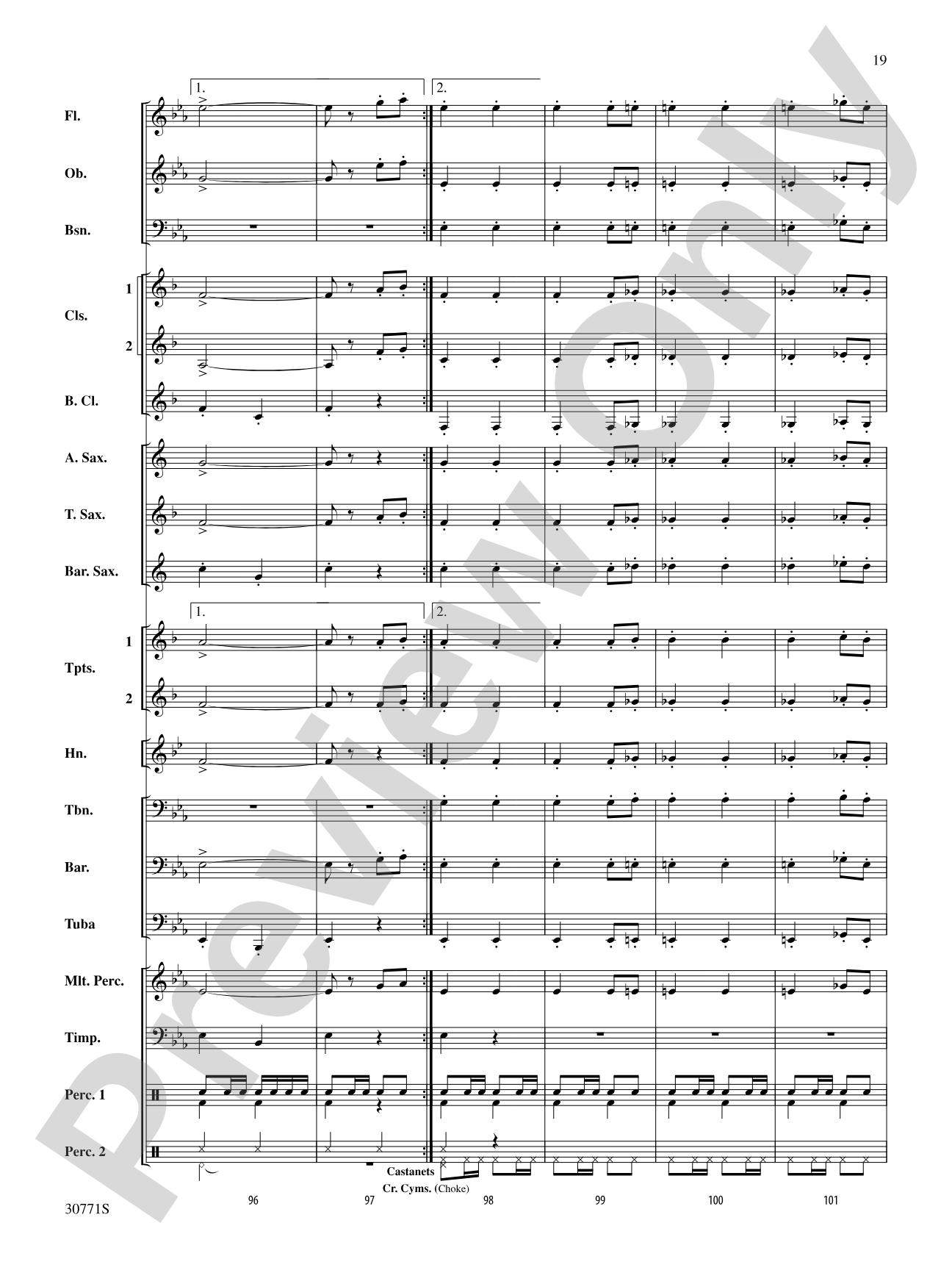 España Cañí: Concert Band Conductor Score & Parts