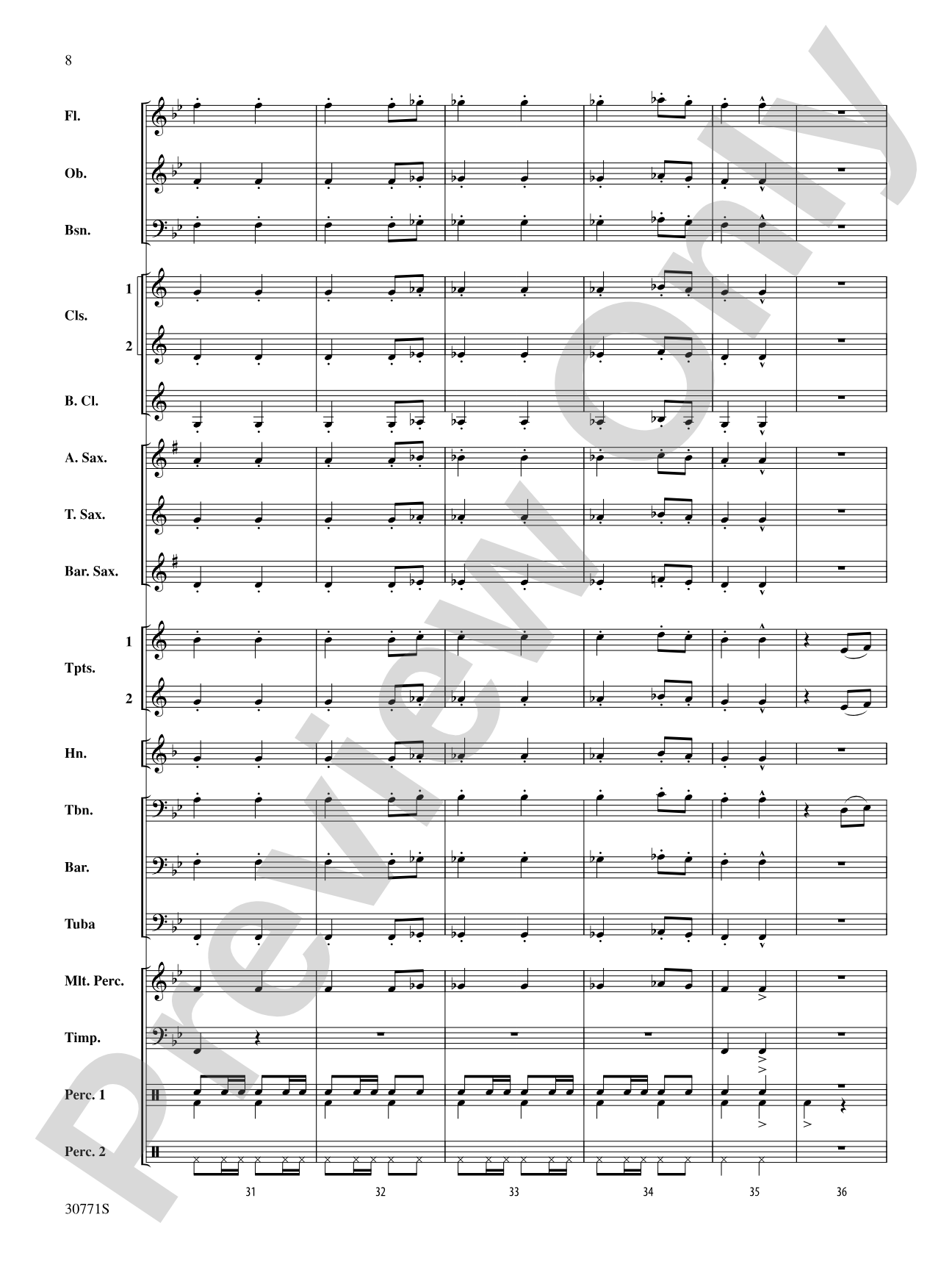 España Cañí: Concert Band Conductor Score & Parts