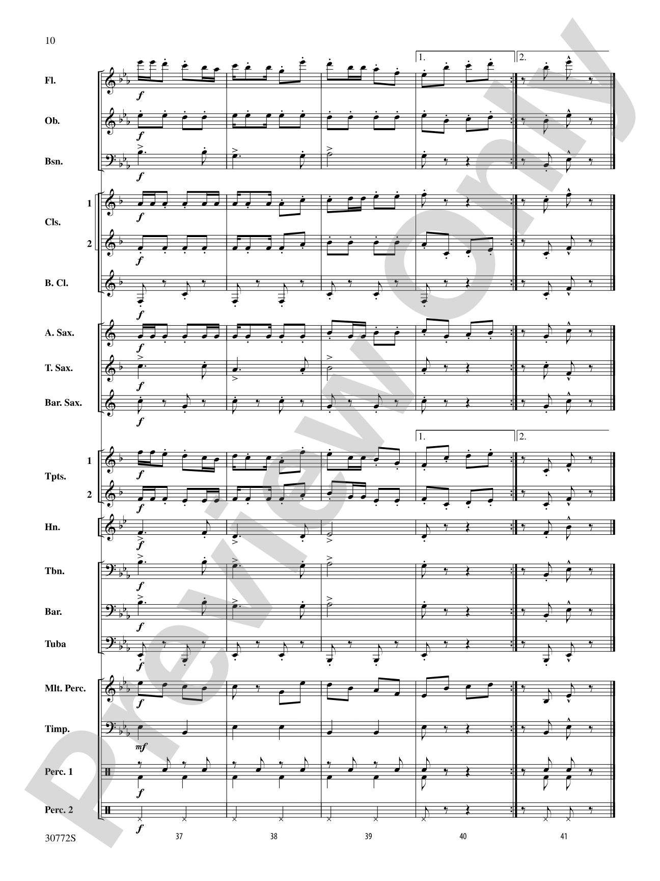 The Buffalo Suite: Concert Band Conductor Score & Parts
