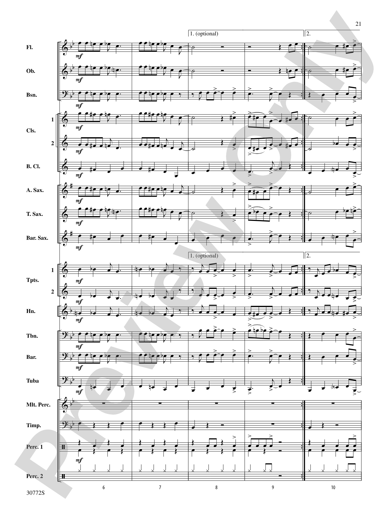 The Buffalo Suite: Concert Band Conductor Score & Parts