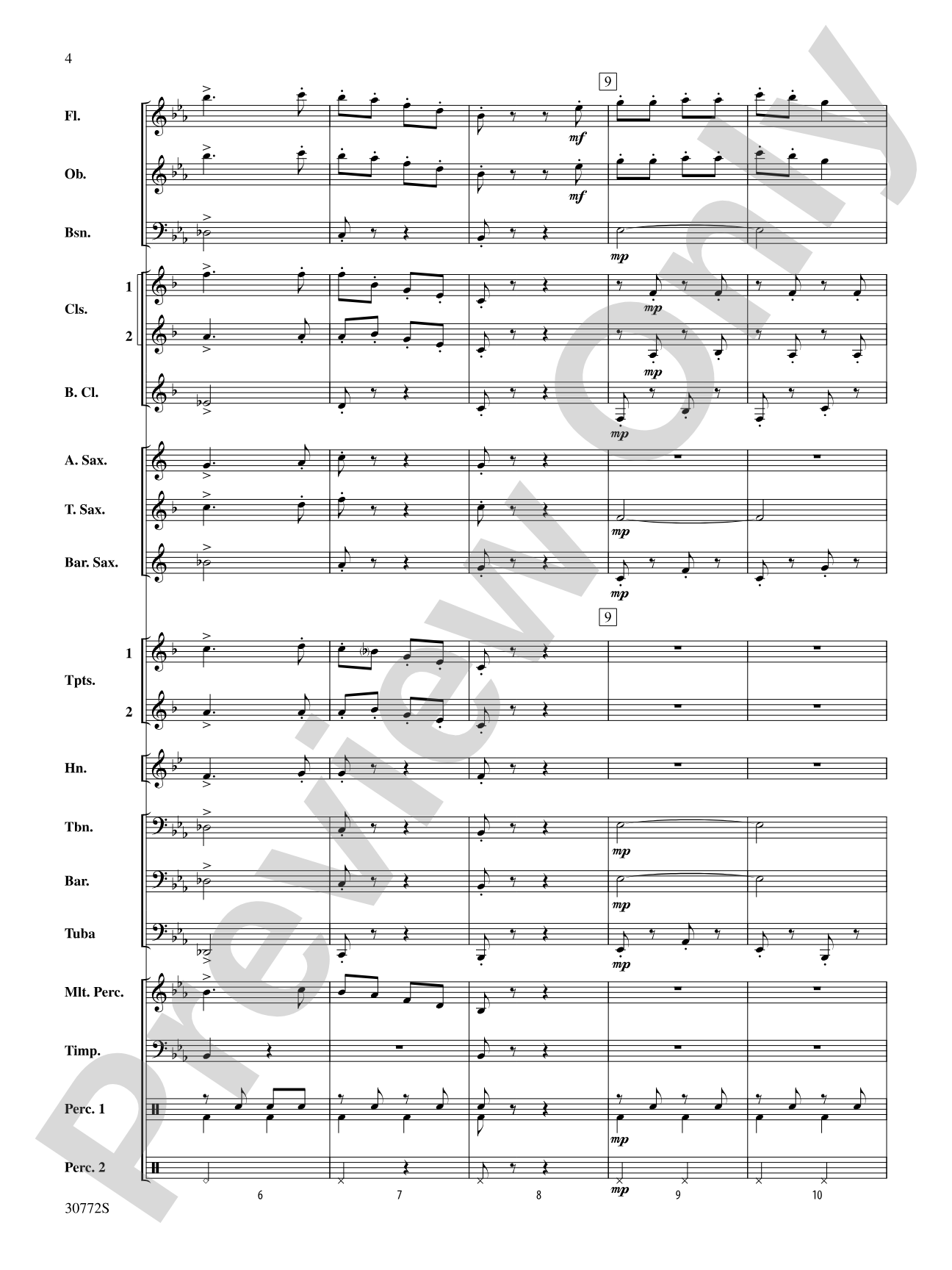 The Buffalo Suite: Concert Band Conductor Score & Parts