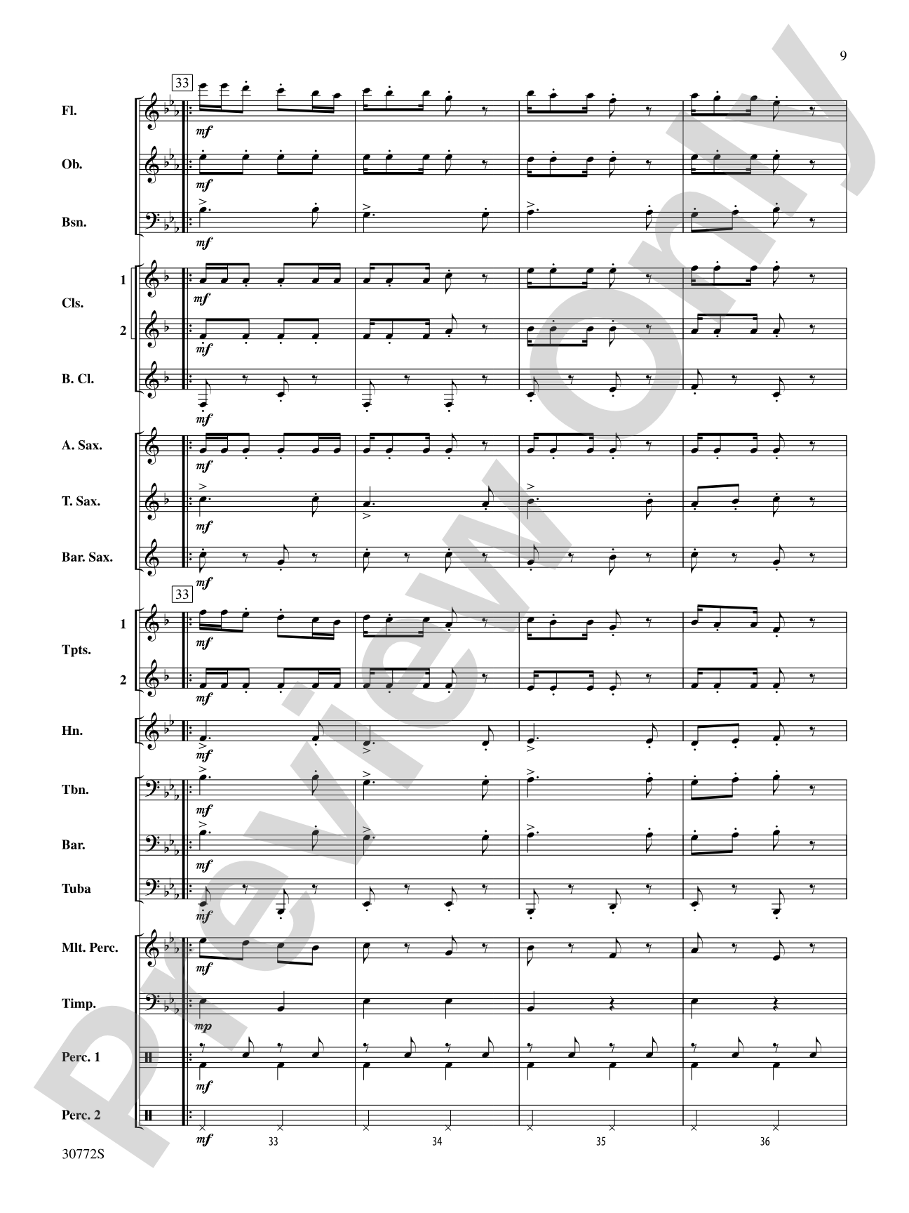 The Buffalo Suite: Concert Band Conductor Score & Parts