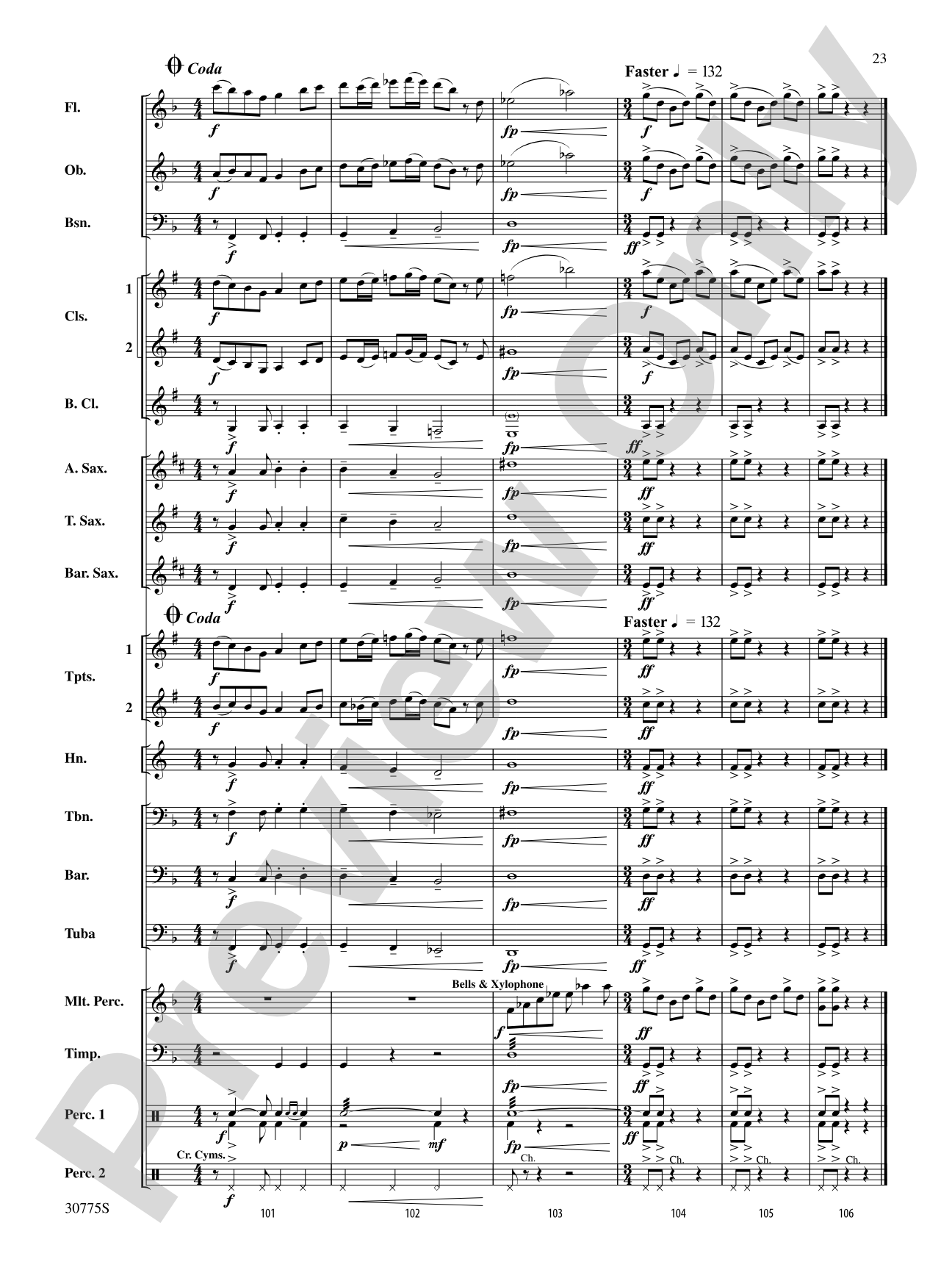 Trailblazers: Concert Band Conductor Score & Parts