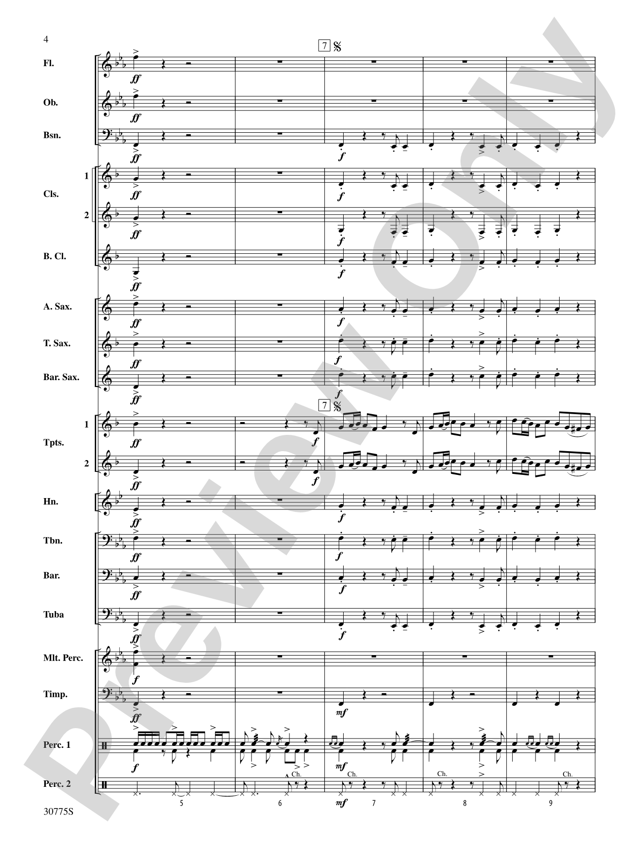 Trailblazers: Concert Band Conductor Score & Parts