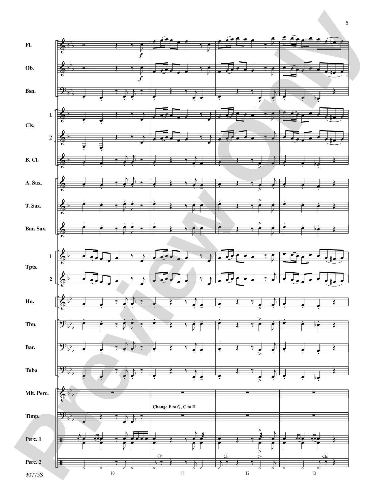 Trailblazers: Concert Band Conductor Score & Parts