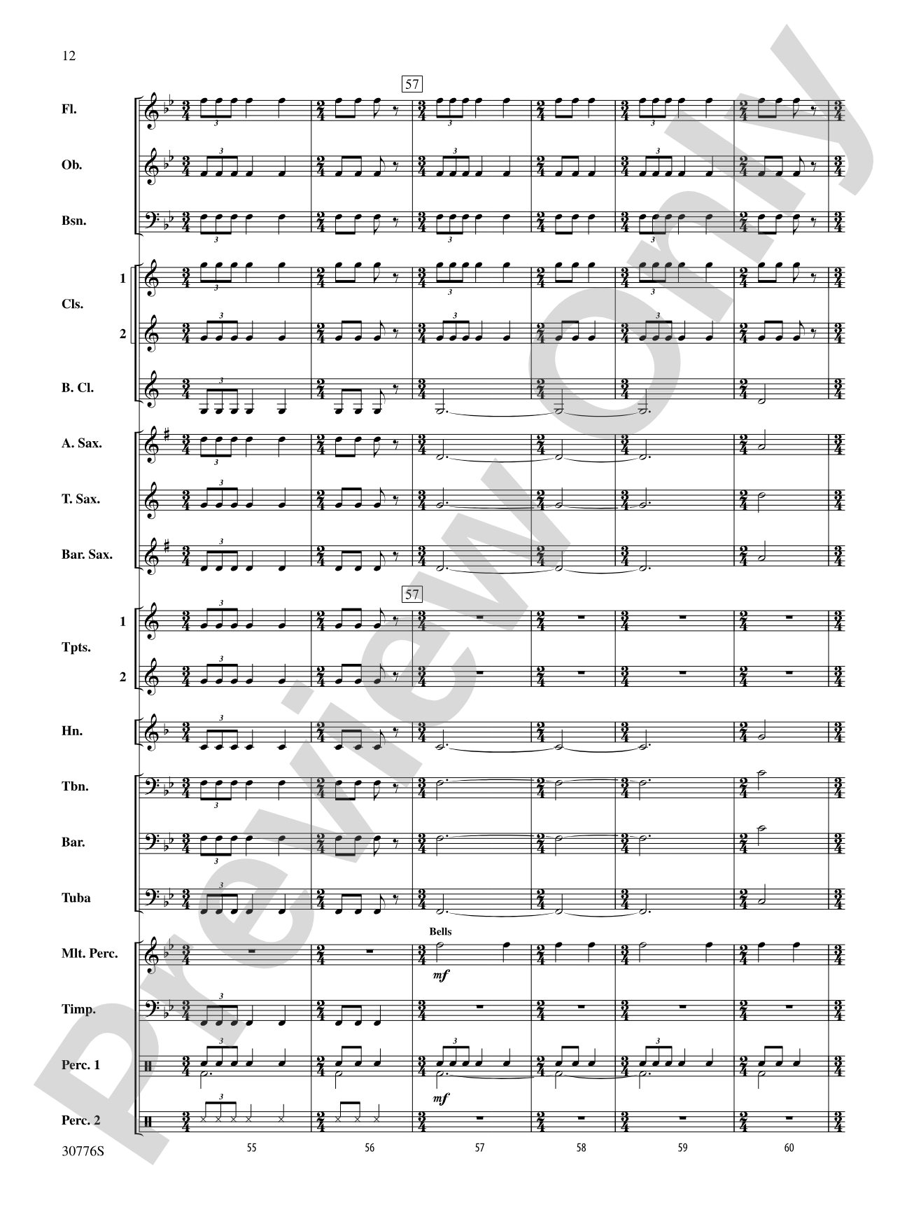 The Planets: Concert Band Conductor Score & Parts