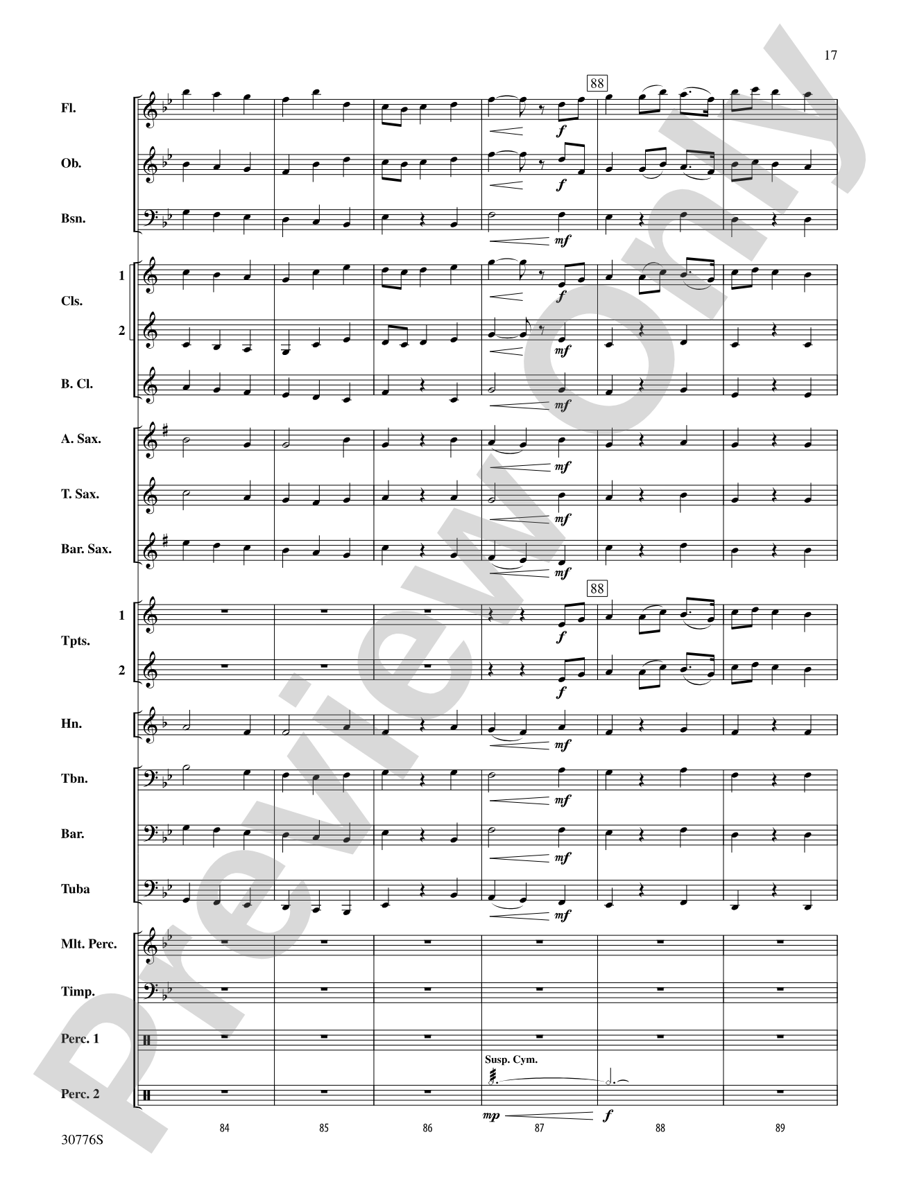 The Planets: Concert Band Conductor Score & Parts