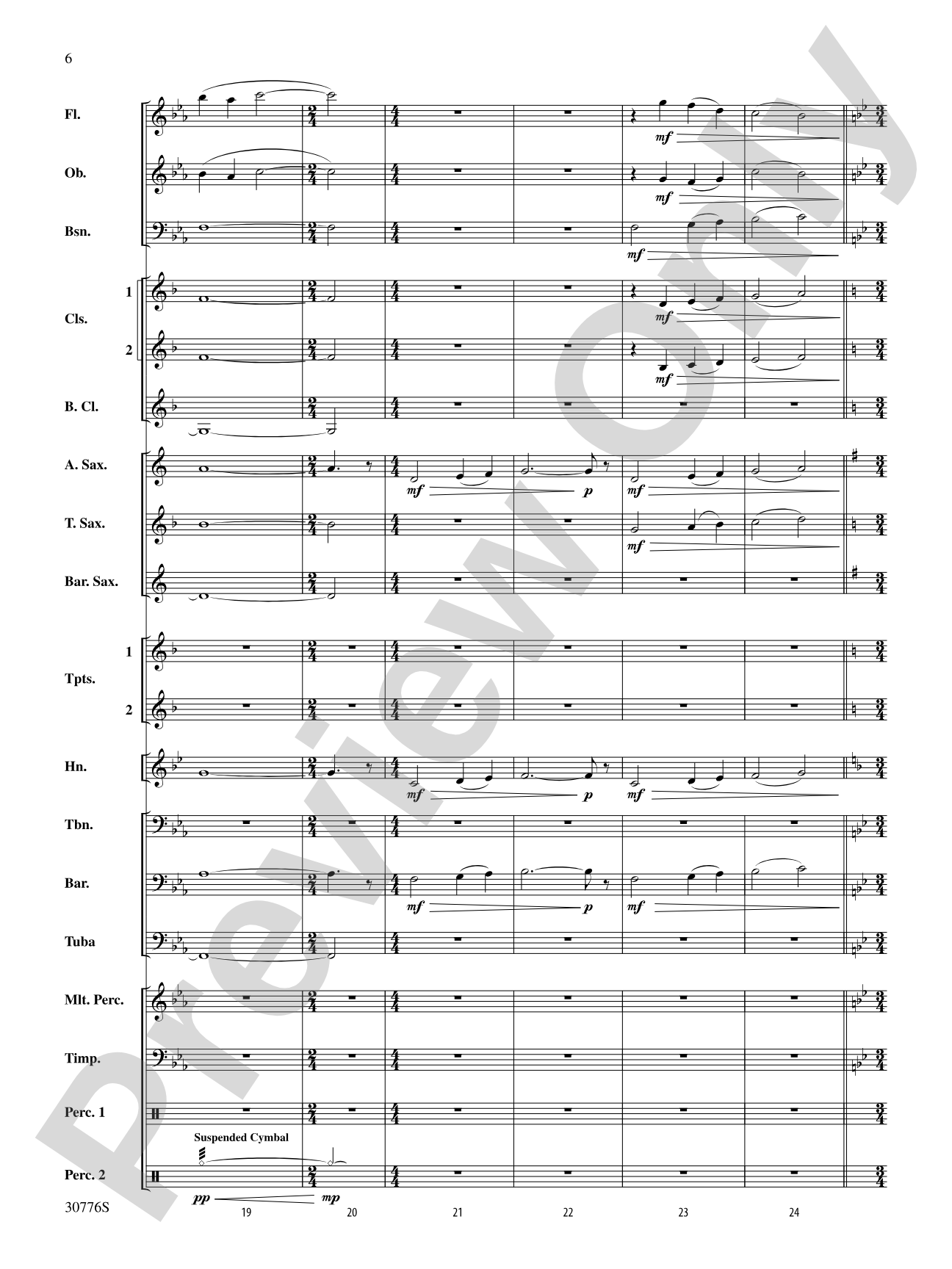 The Planets: Concert Band Conductor Score & Parts