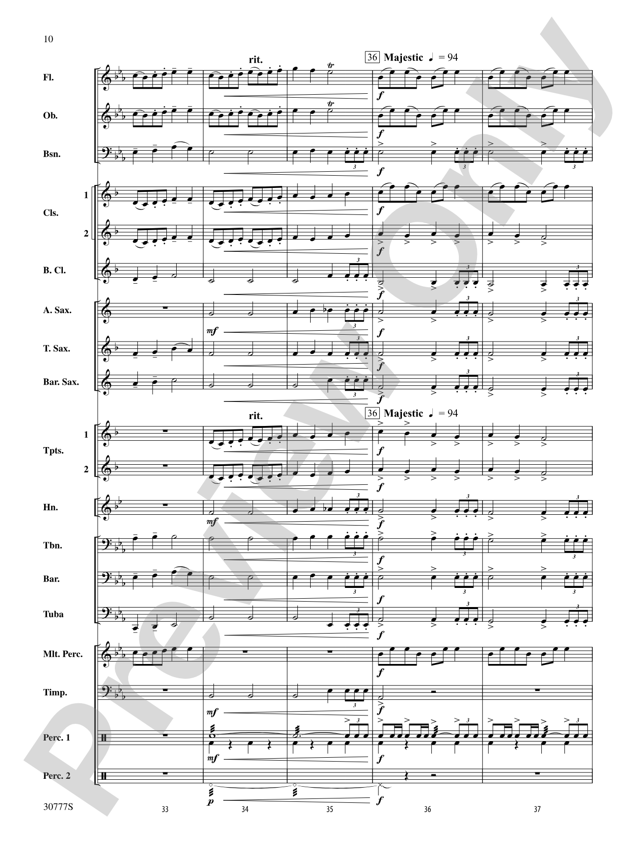Holiday Grand Finale (Based on "Good King Wenceslas"): Concert Band Conductor Score & Parts
