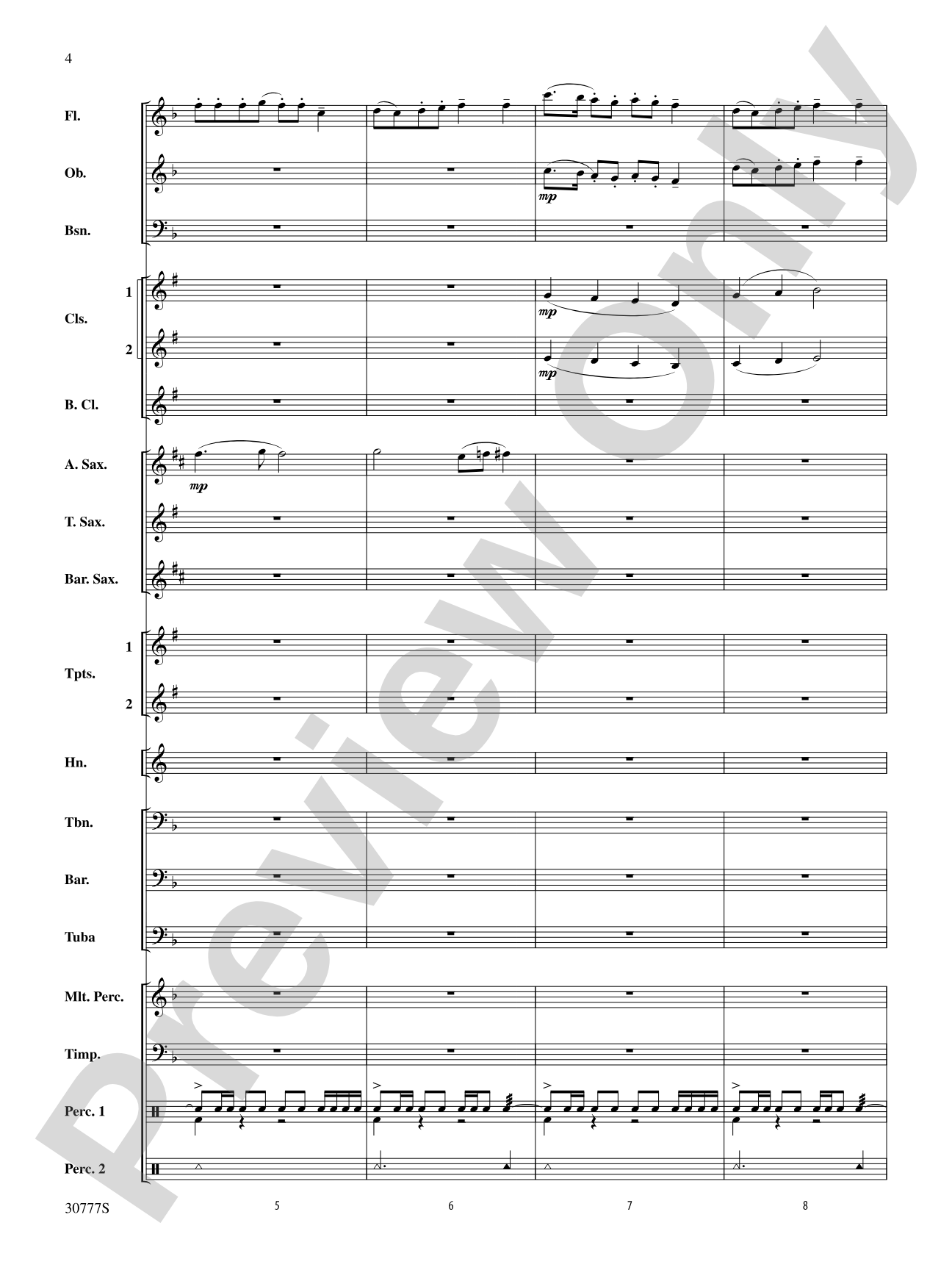 Holiday Grand Finale (Based on "Good King Wenceslas"): Concert Band Conductor Score & Parts