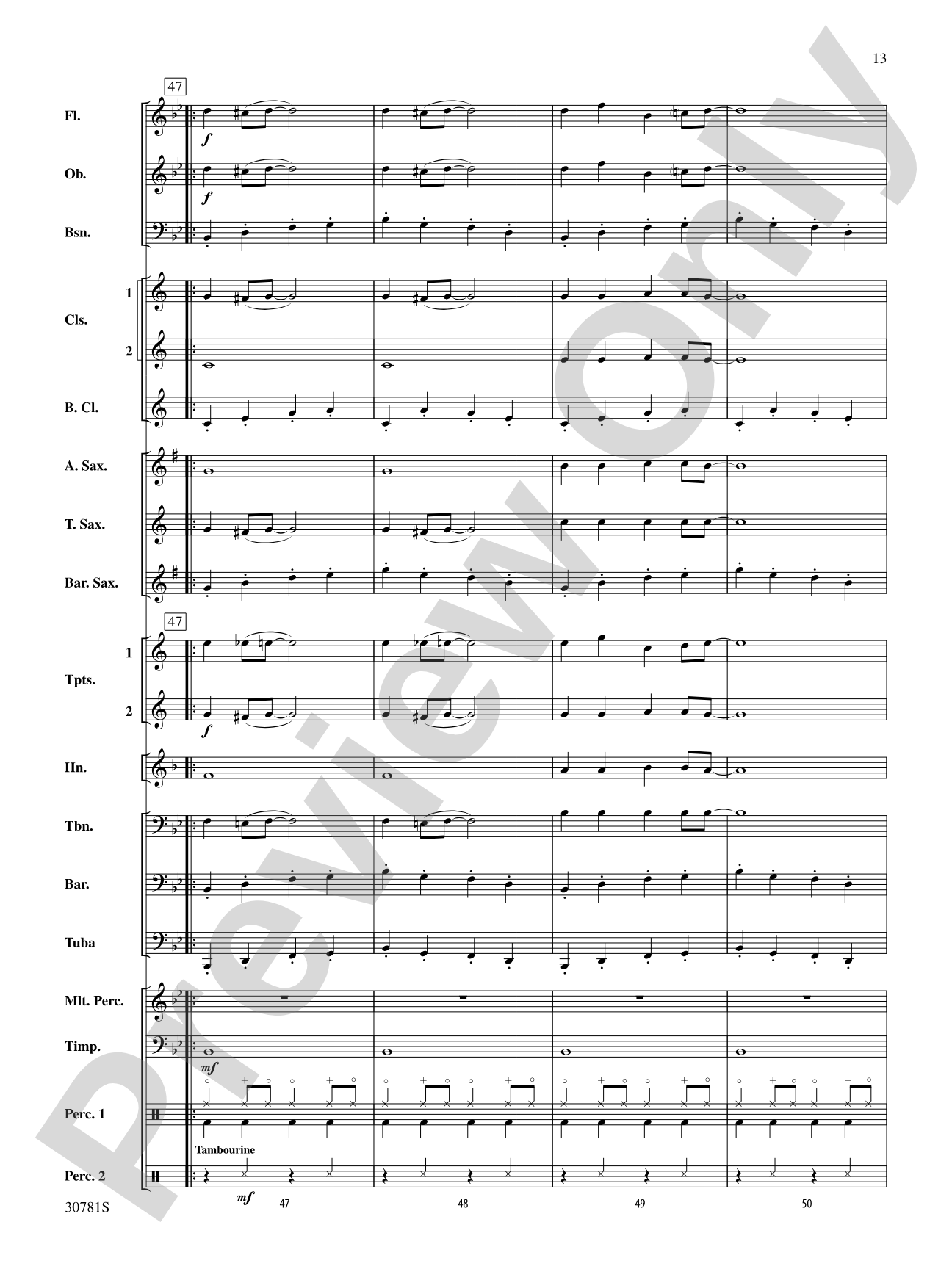 Swingin' Jingle Bells: Concert Band Conductor Score & Parts