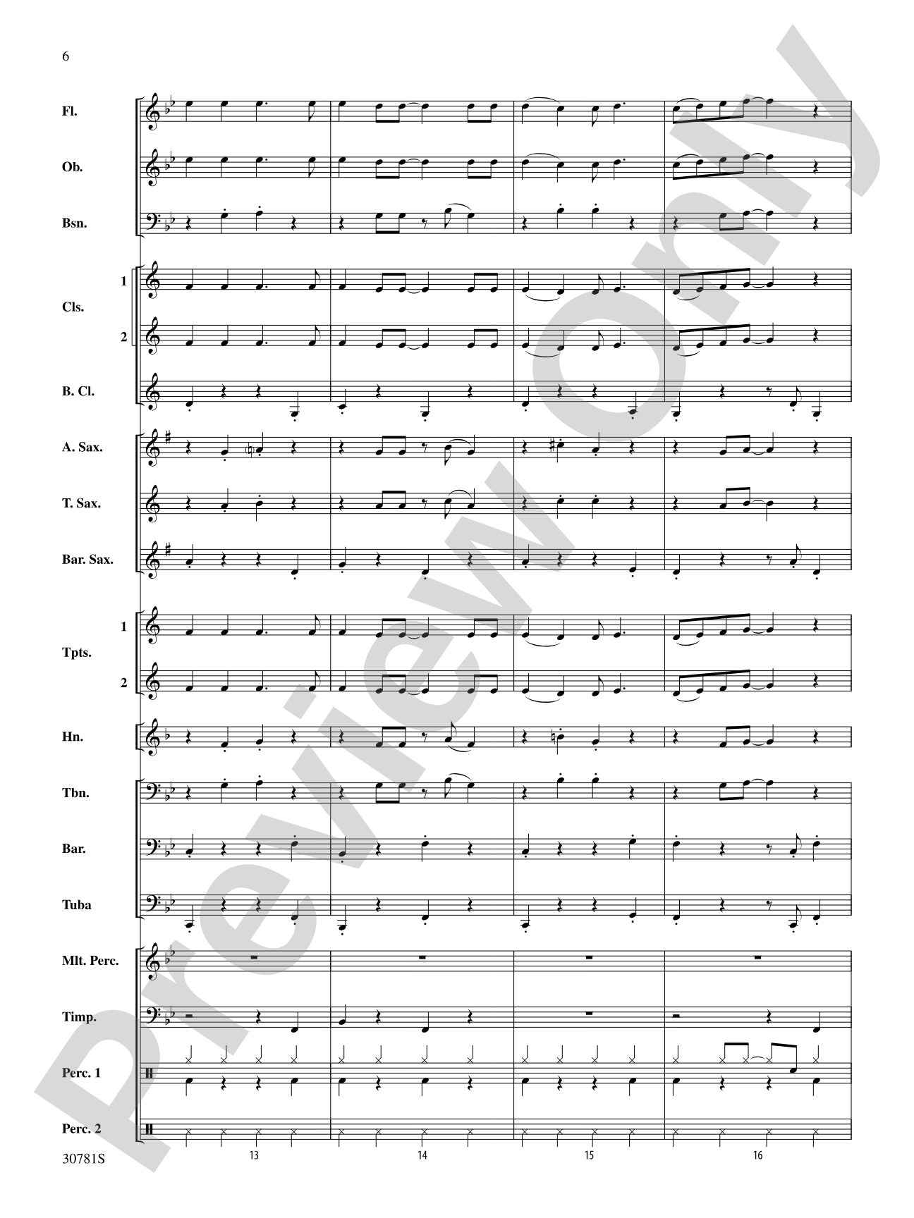 Swingin' Jingle Bells: Concert Band Conductor Score & Parts