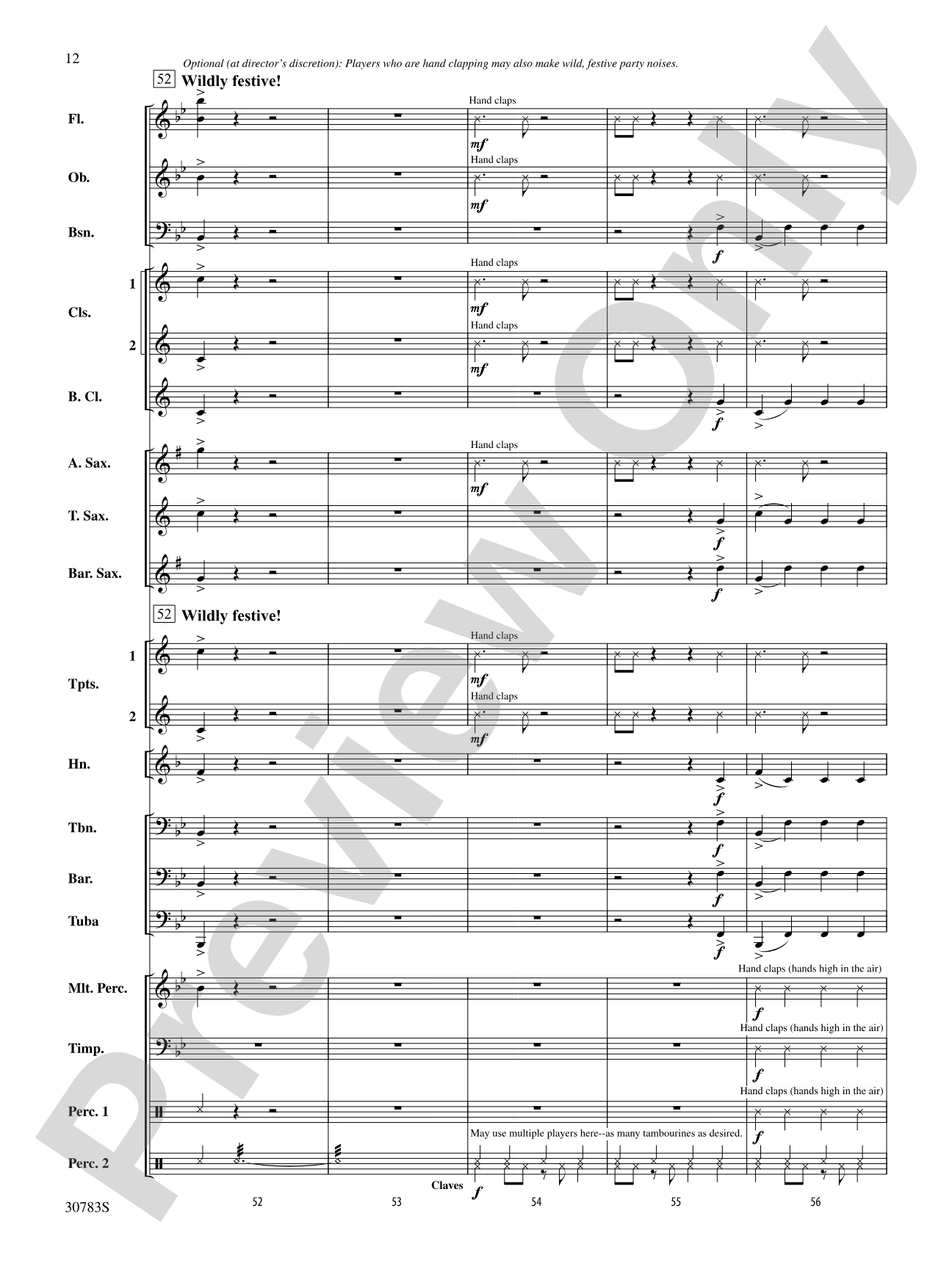 Arabian Dances: Concert Band Conductor Score & Parts