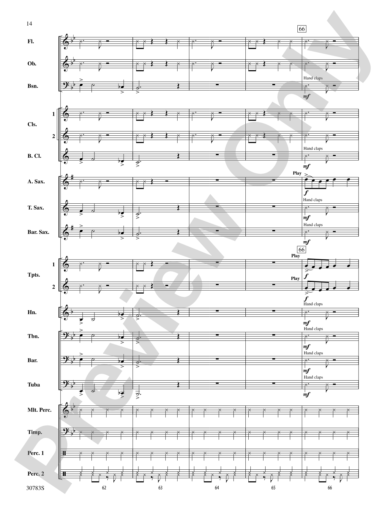 Arabian Dances: Concert Band Conductor Score & Parts