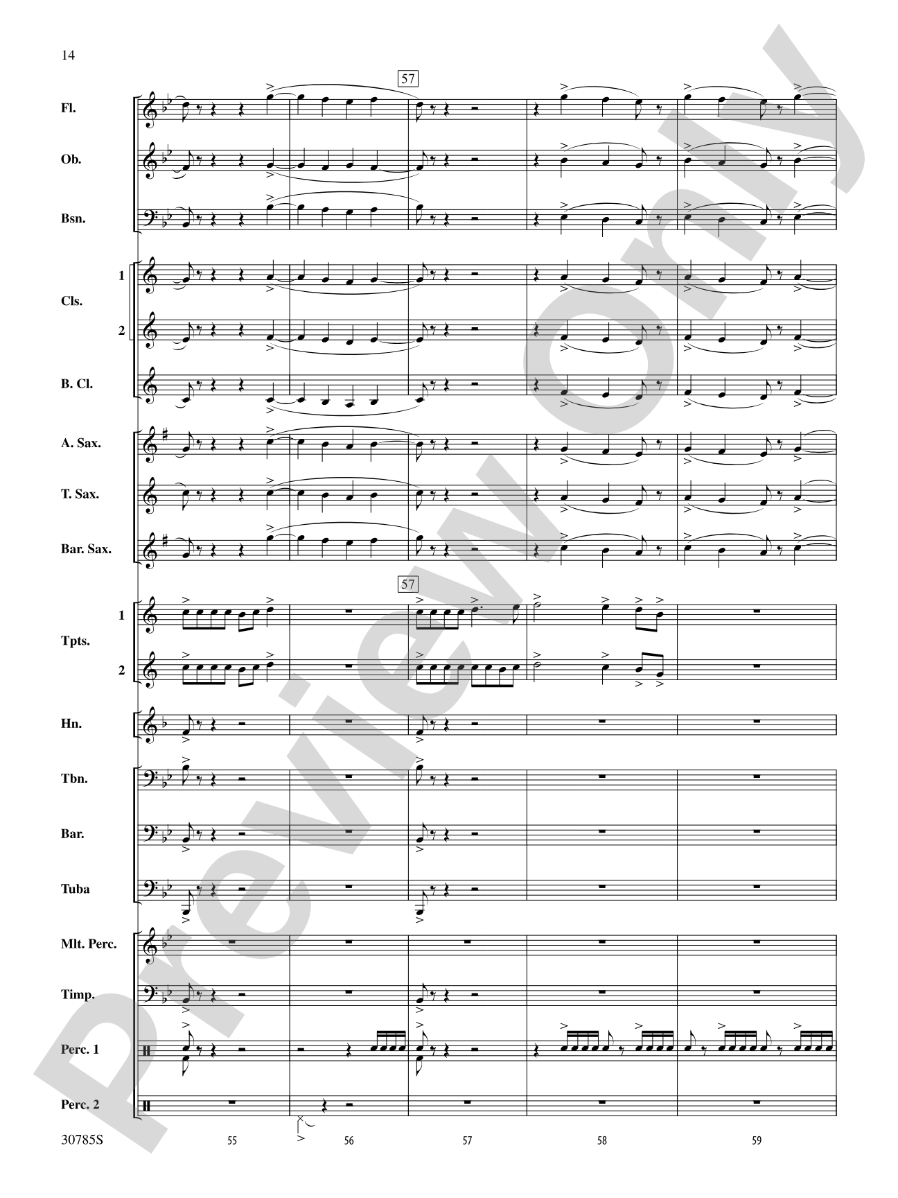 Festivo: Concert Band Conductor Score & Parts
